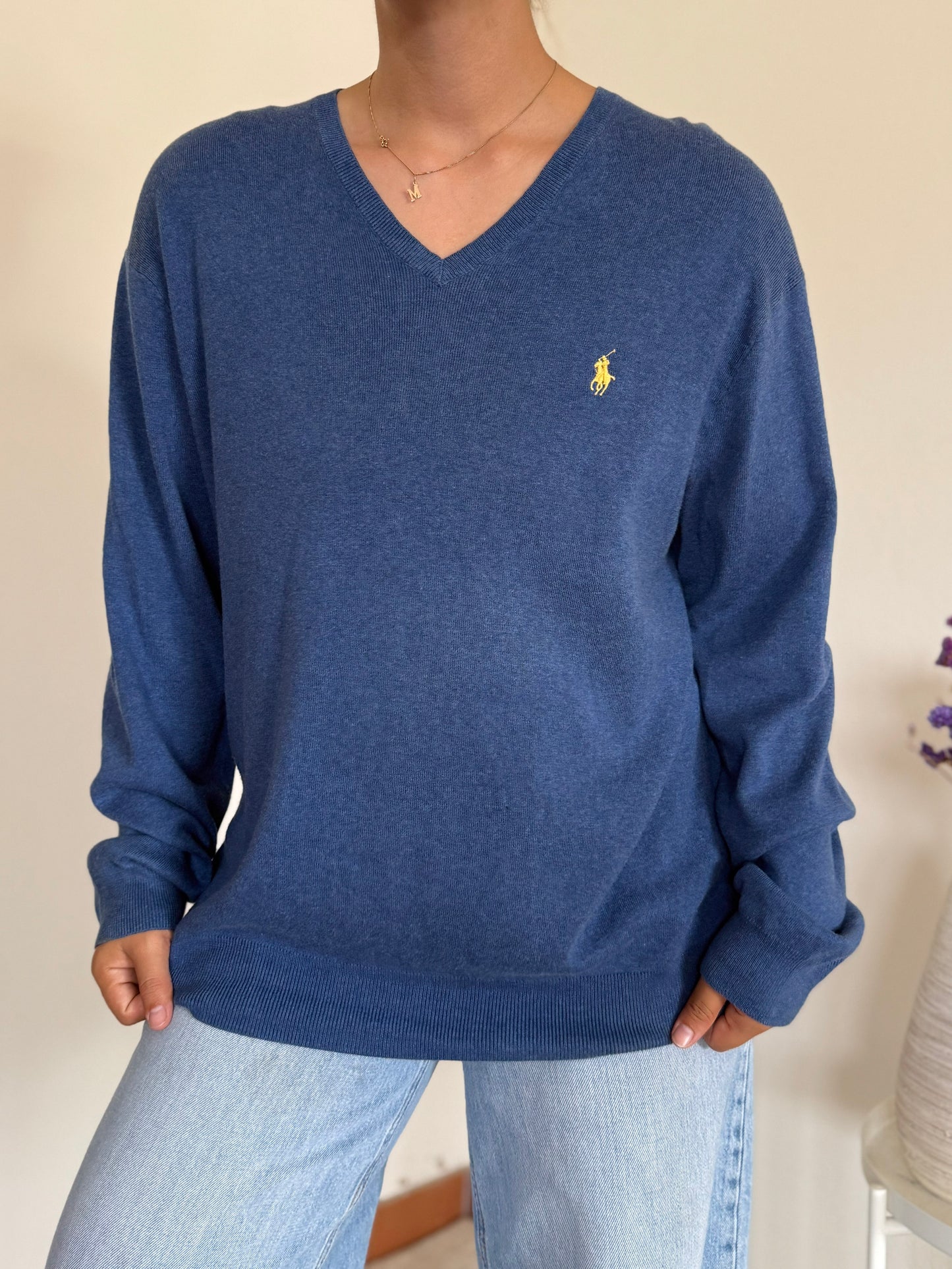 Ralph Lauren V-Neck Knit Sweater