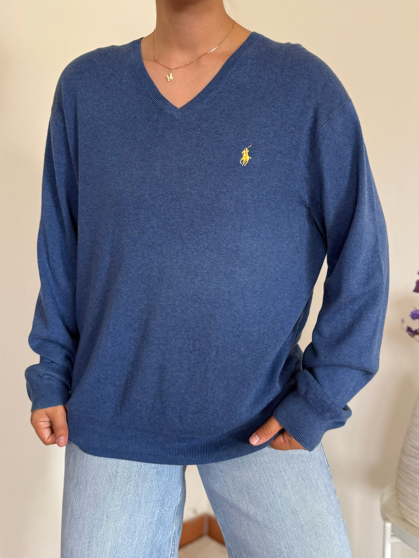Ralph Lauren V-Neck Knit Sweater