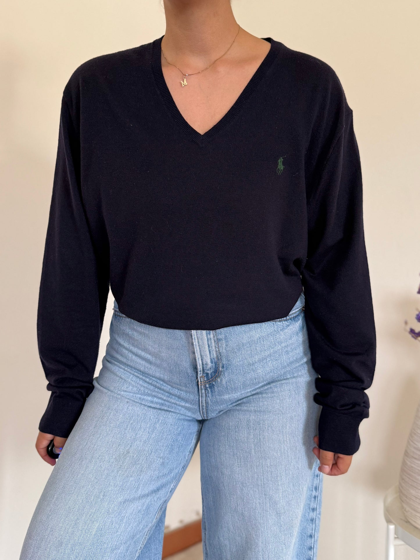 Ralph Lauren V-Neck Knit Sweater