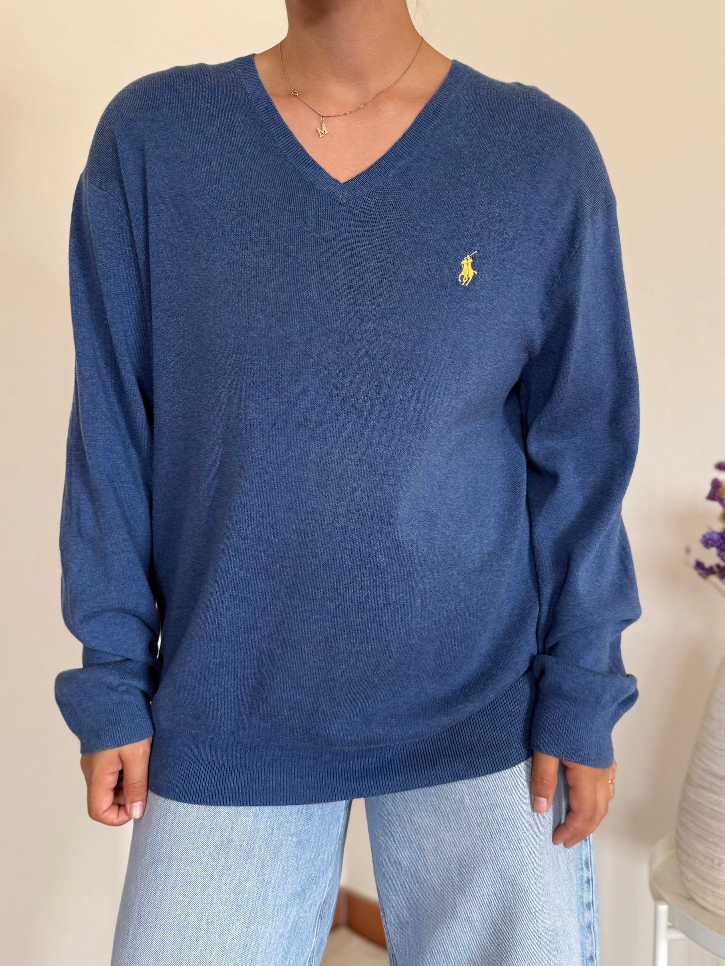 Ralph Lauren V-Neck Knit Sweater