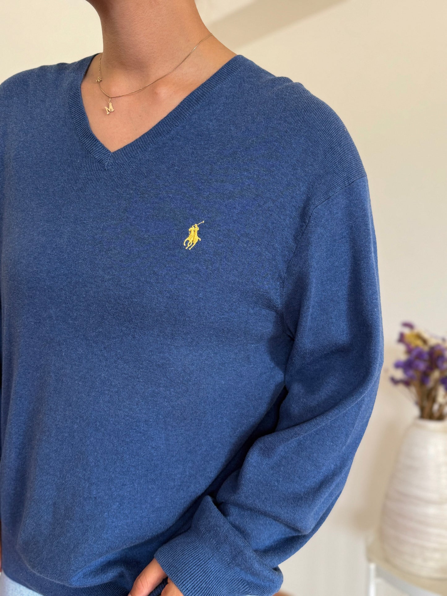 Ralph Lauren V-Neck Knit Sweater