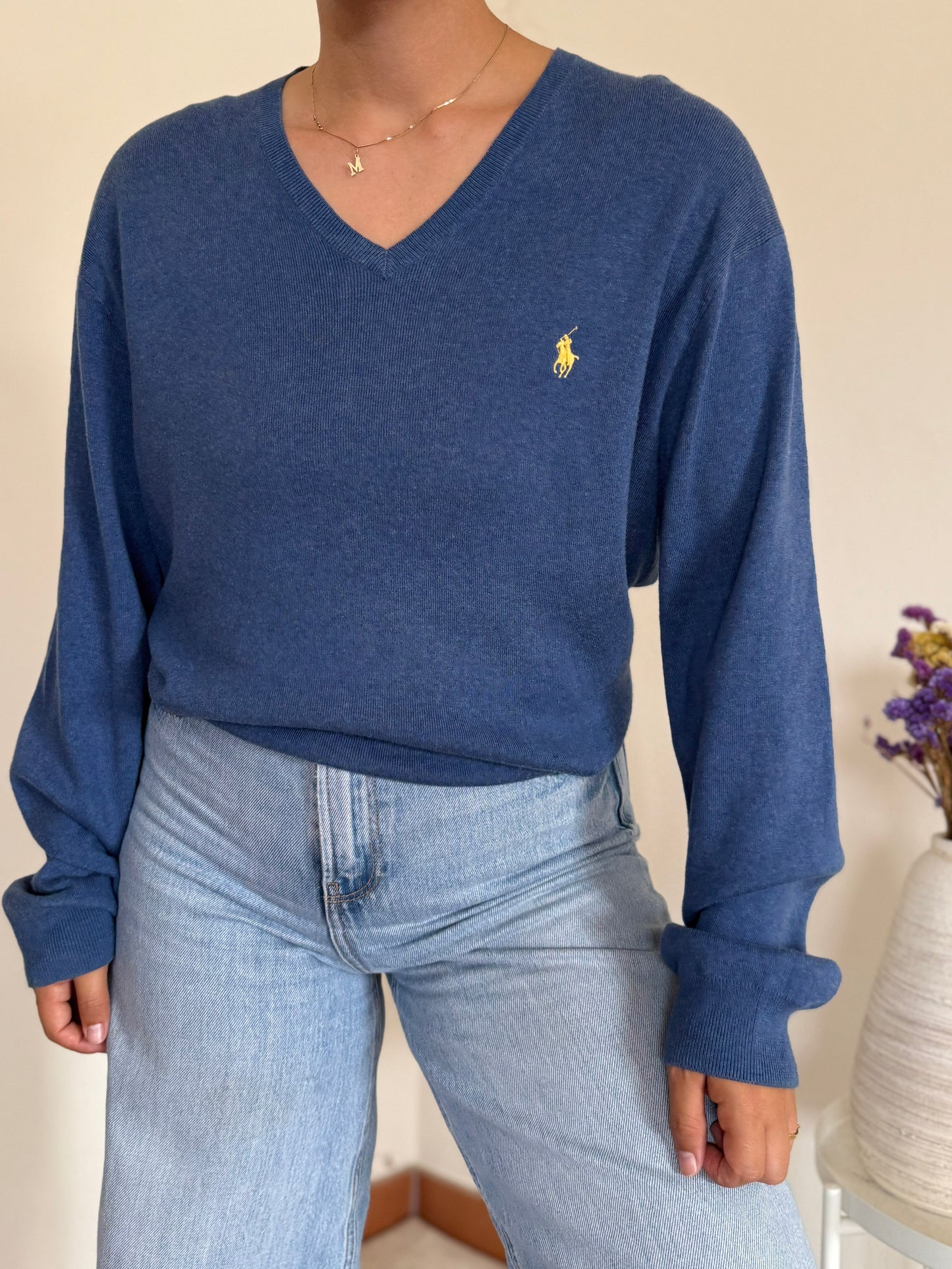 Ralph Lauren V-Neck Knit Sweater