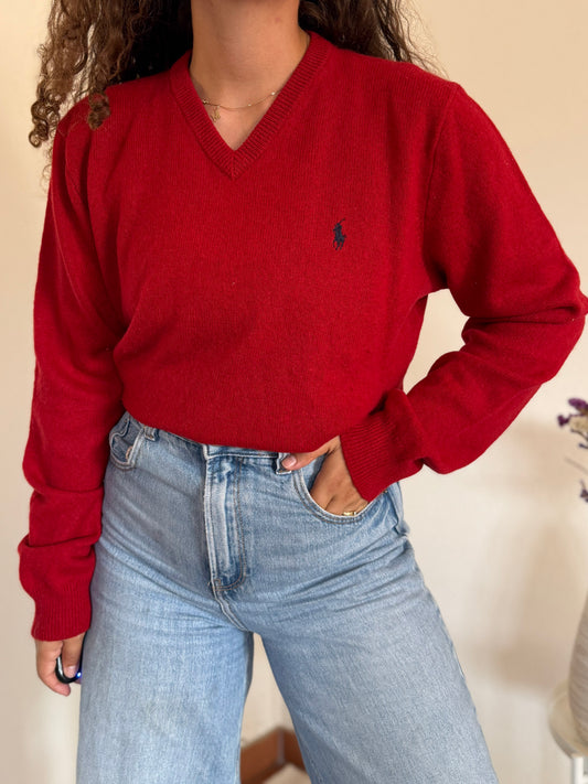 Camisola V-neck Ralph Lauren 100% Lambswool