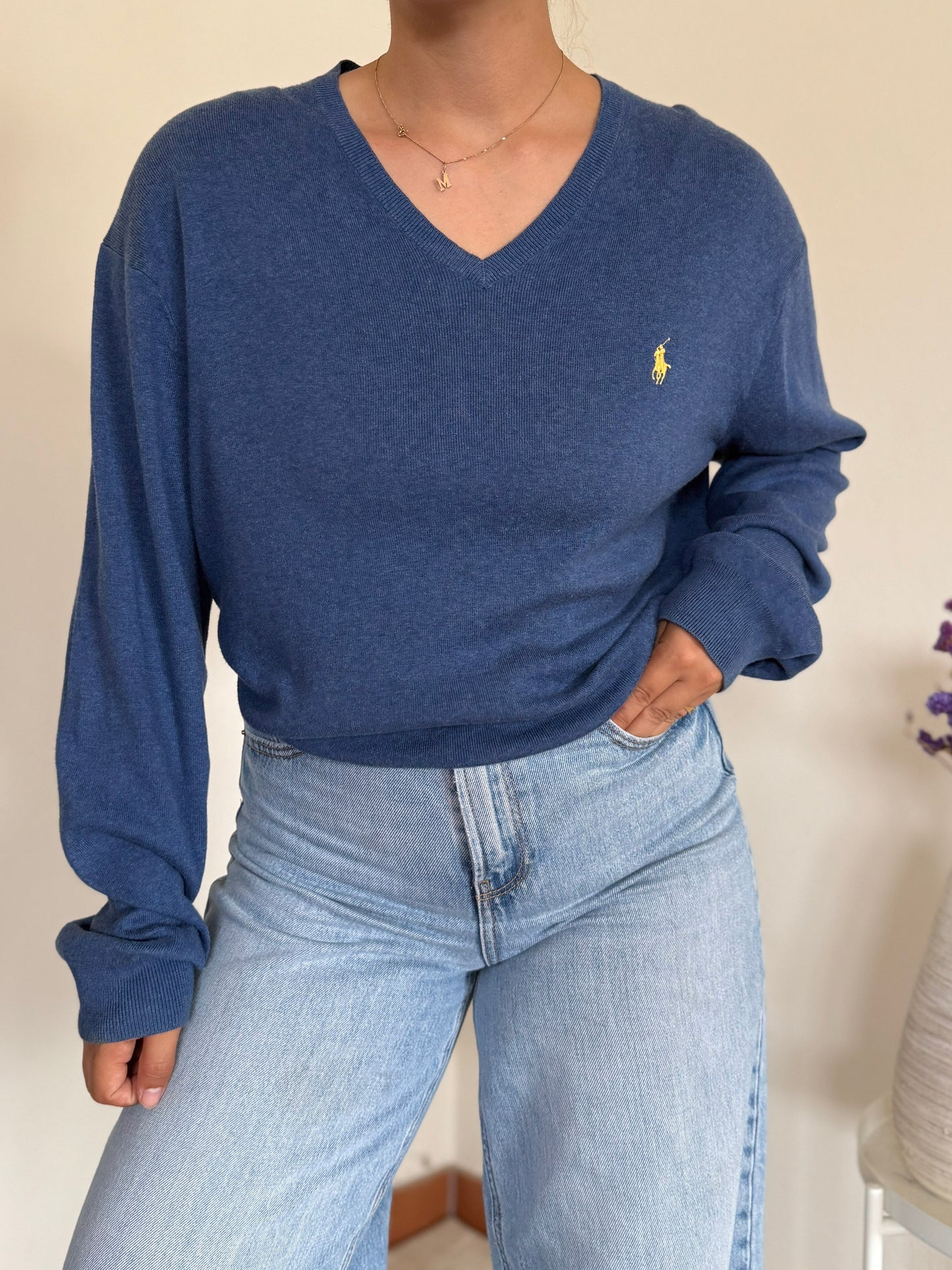 Ralph Lauren V-Neck Knit Sweater