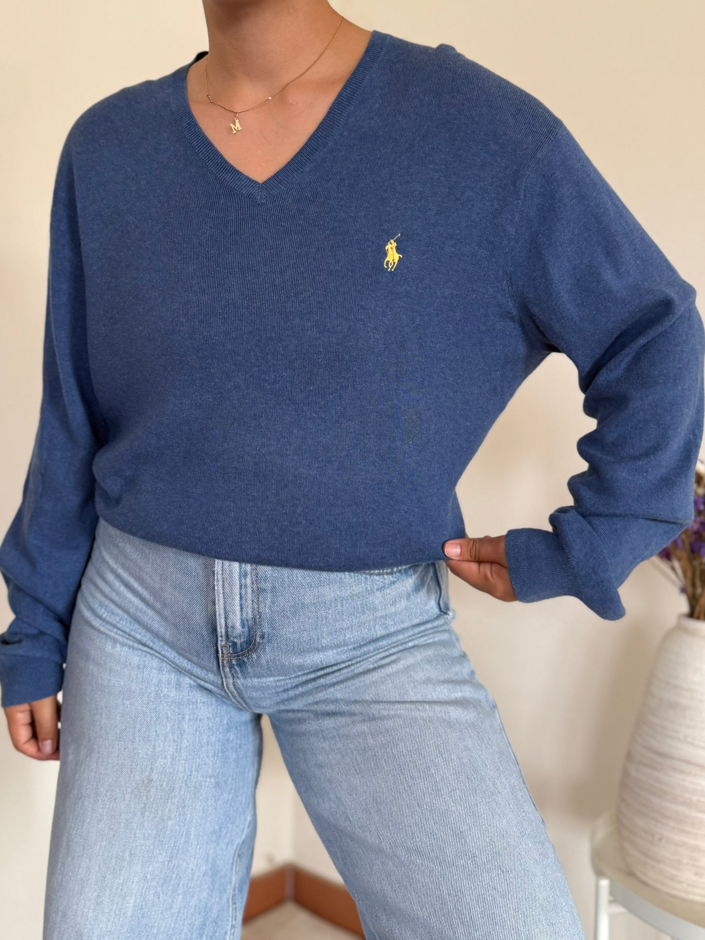 Ralph Lauren V-Neck Knit Sweater