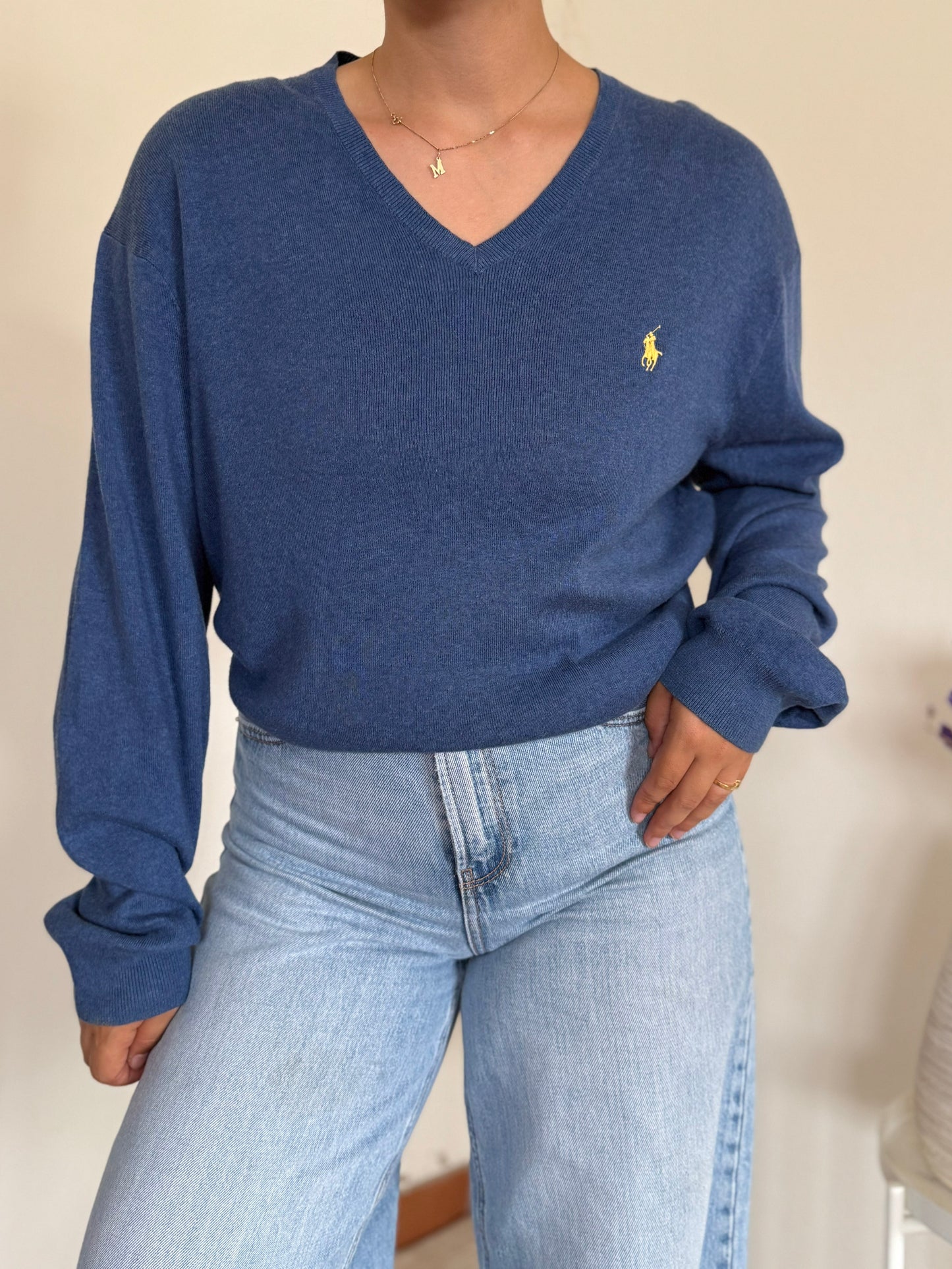 Ralph Lauren V-Neck Knit Sweater