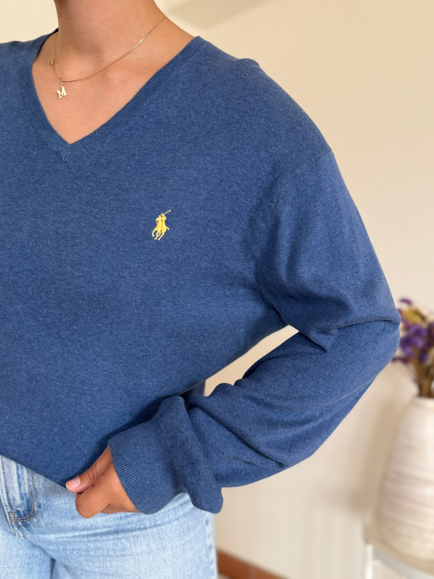 Ralph Lauren V-Neck Knit Sweater
