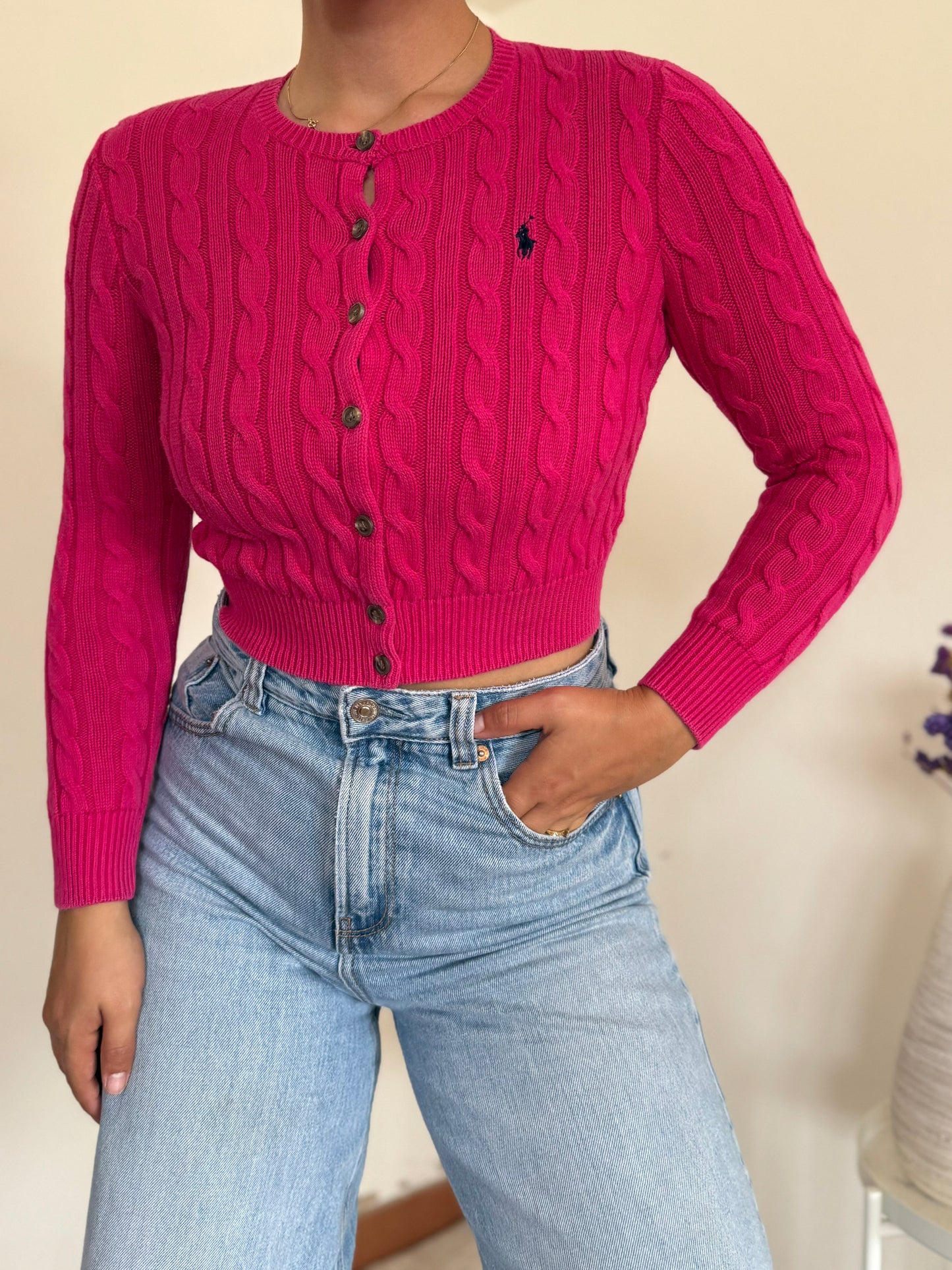 Ralph Lauren Cable Knit Cardigan