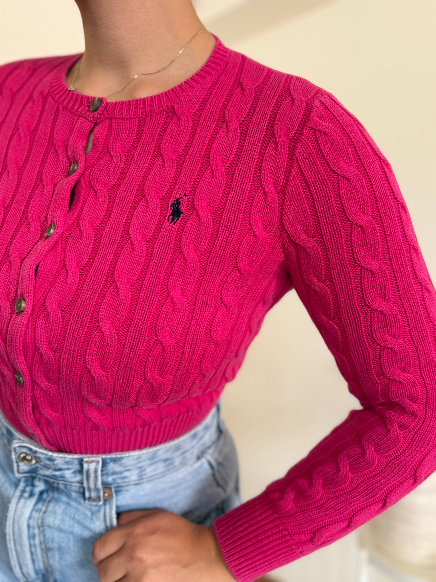Ralph Lauren Cable Knit Cardigan