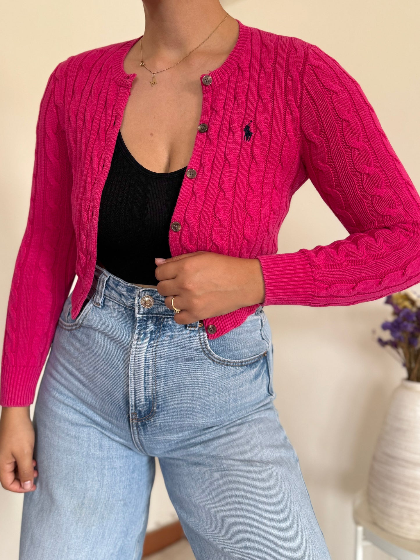 Ralph Lauren Cable Knit Cardigan