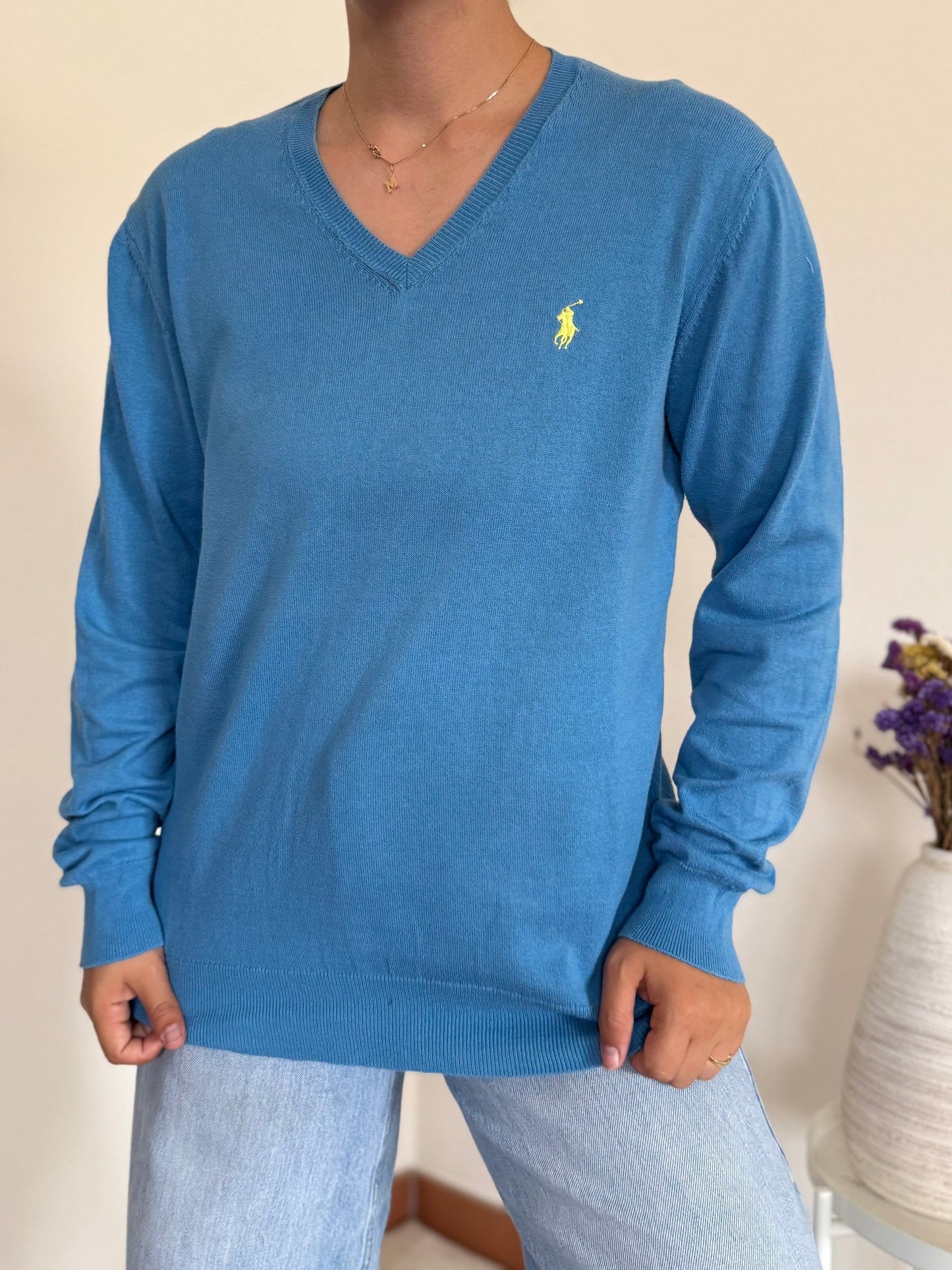 Ralph Lauren V-Neck Knit Sweater