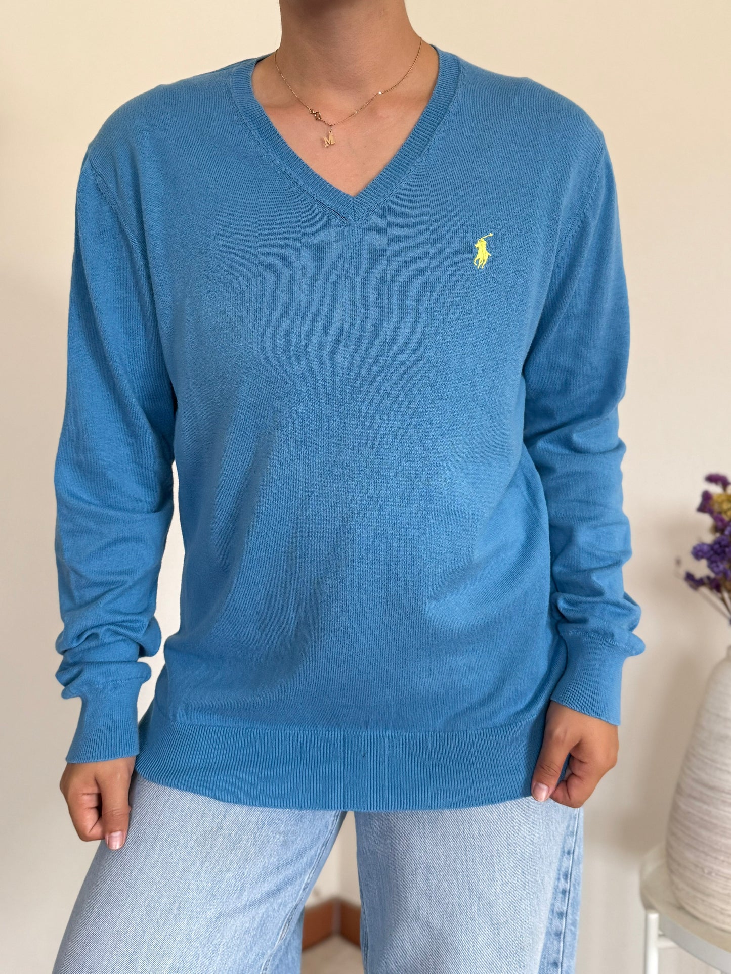 Ralph Lauren V-Neck Knit Sweater