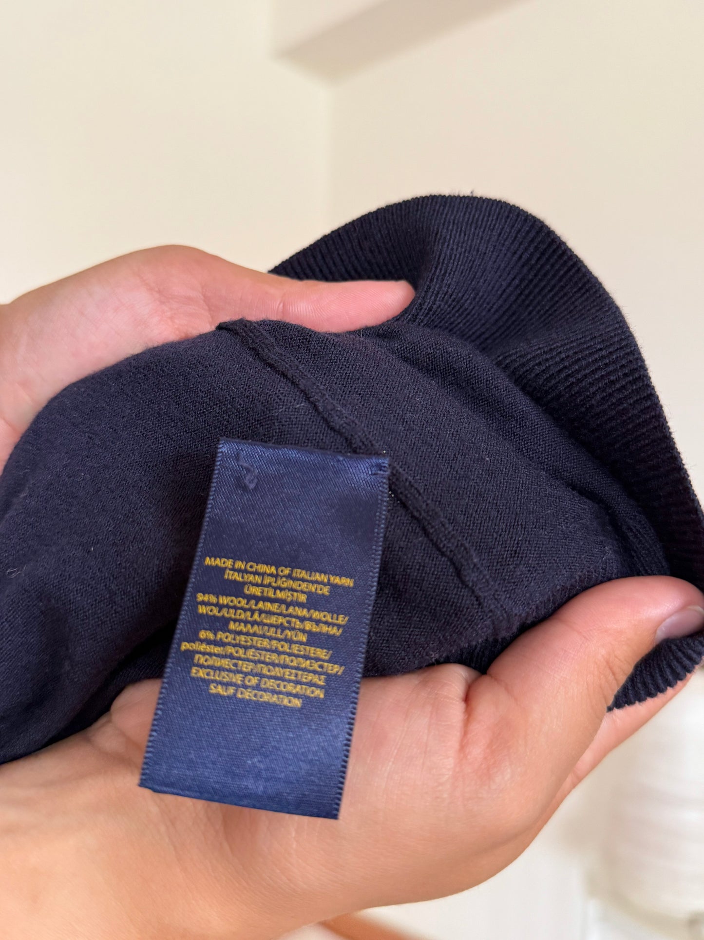 Ralph Lauren V-Neck Knit Sweater