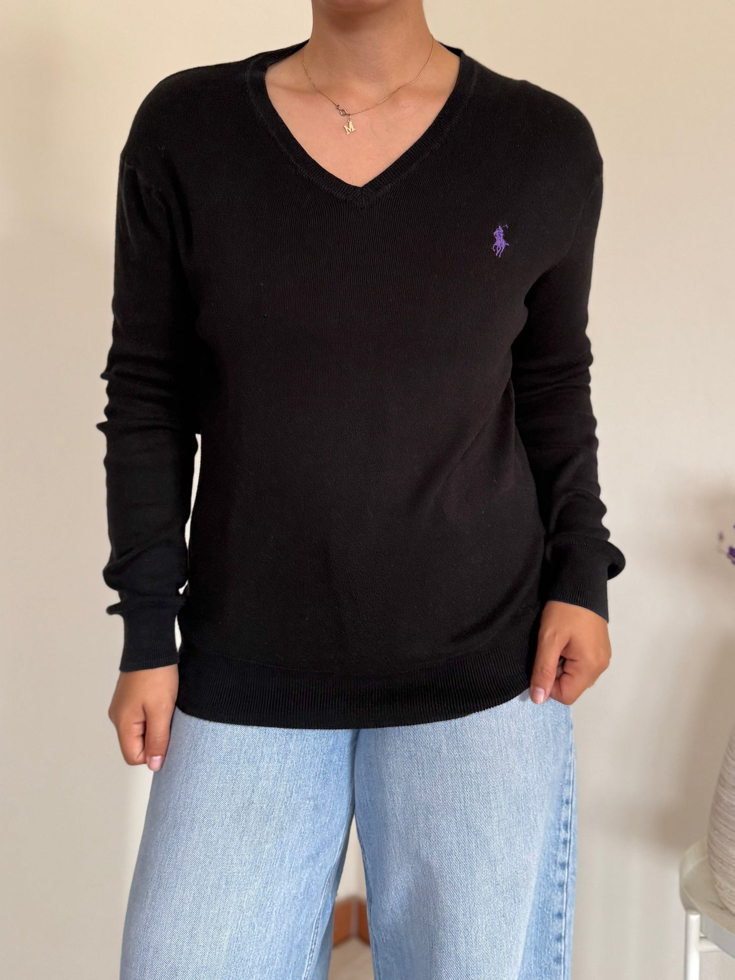 Ralph Lauren V-Neck Knit Sweater