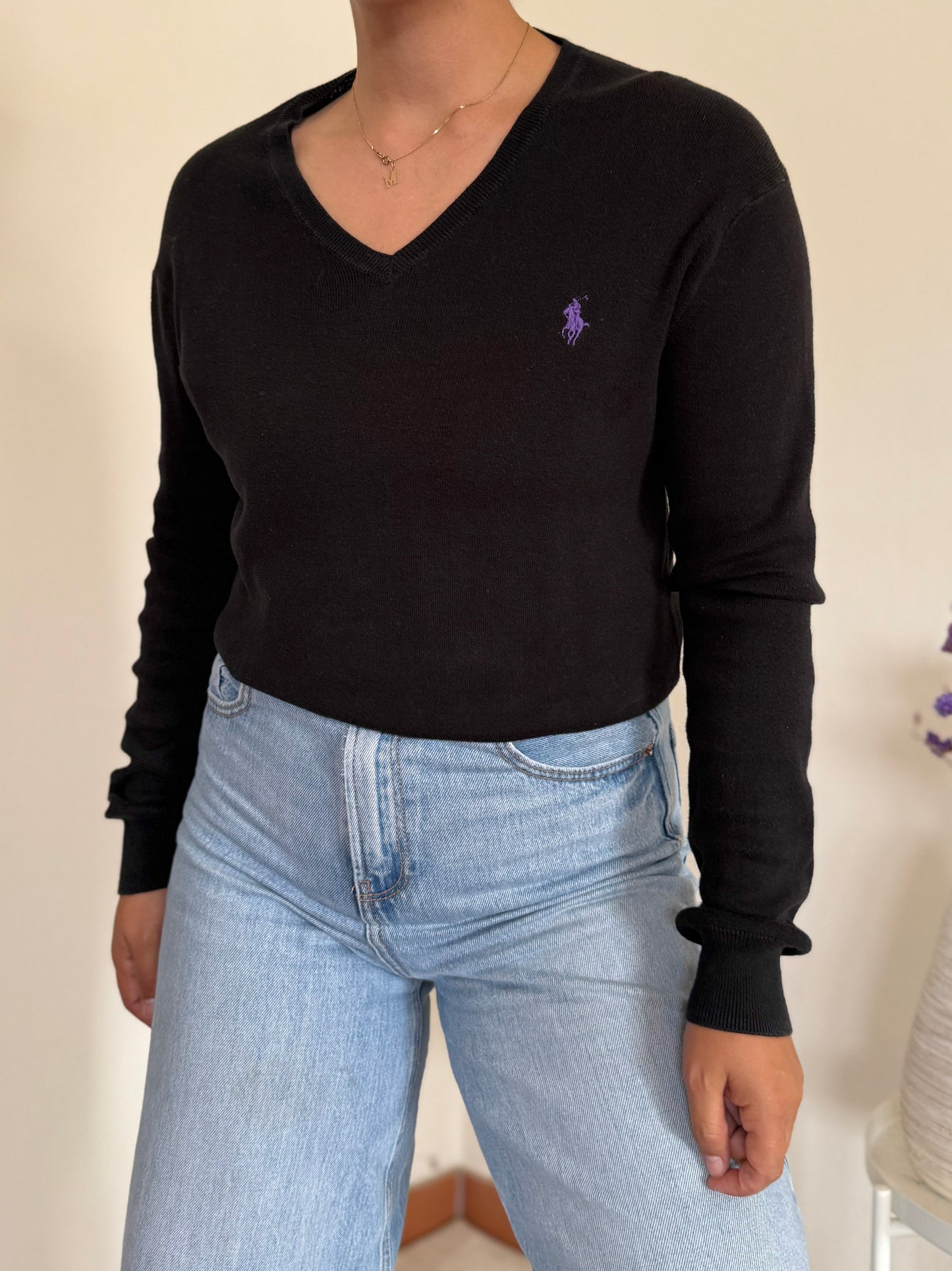 Ralph Lauren V-Neck Knit Sweater