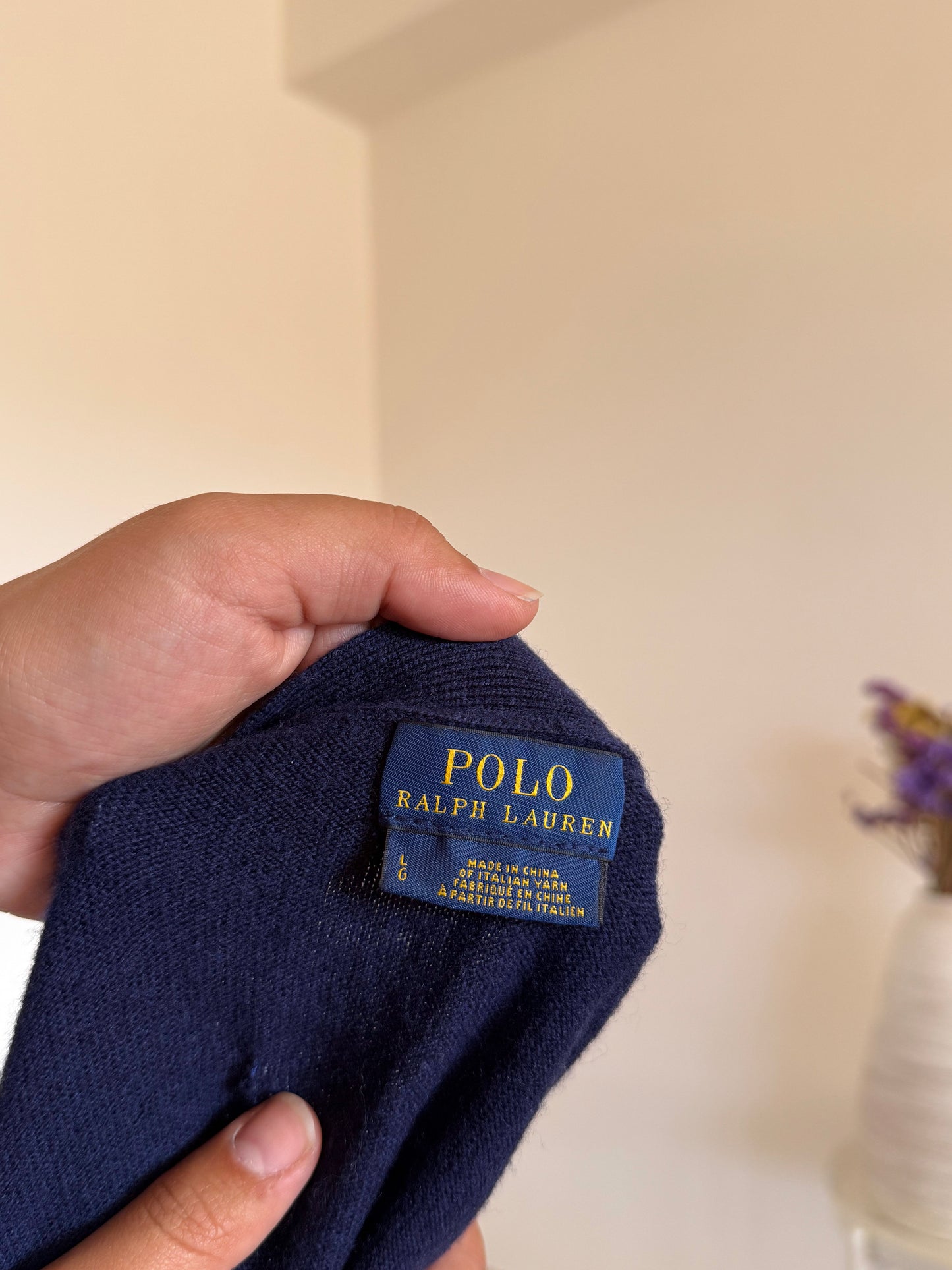Ralph Lauren Knit Cardigan 100% Lã