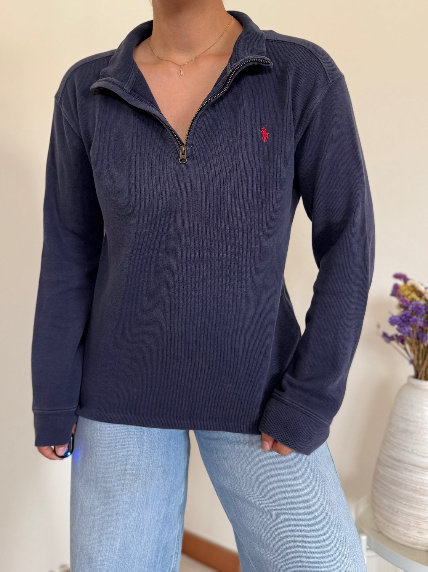 Ralph Lauren 1/4 Zip Knit Sweater