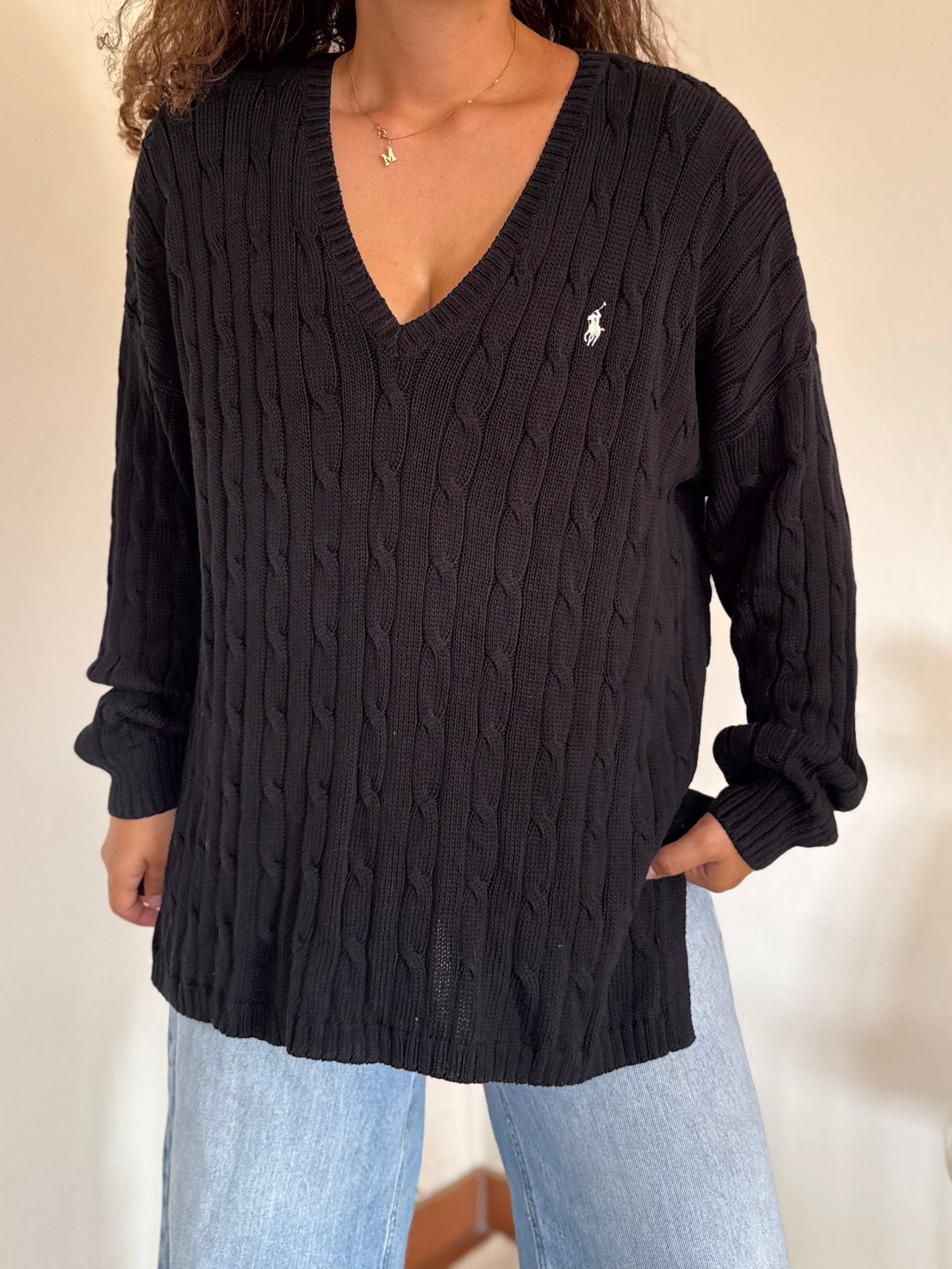 Camisola cable knit Ralph Lauren