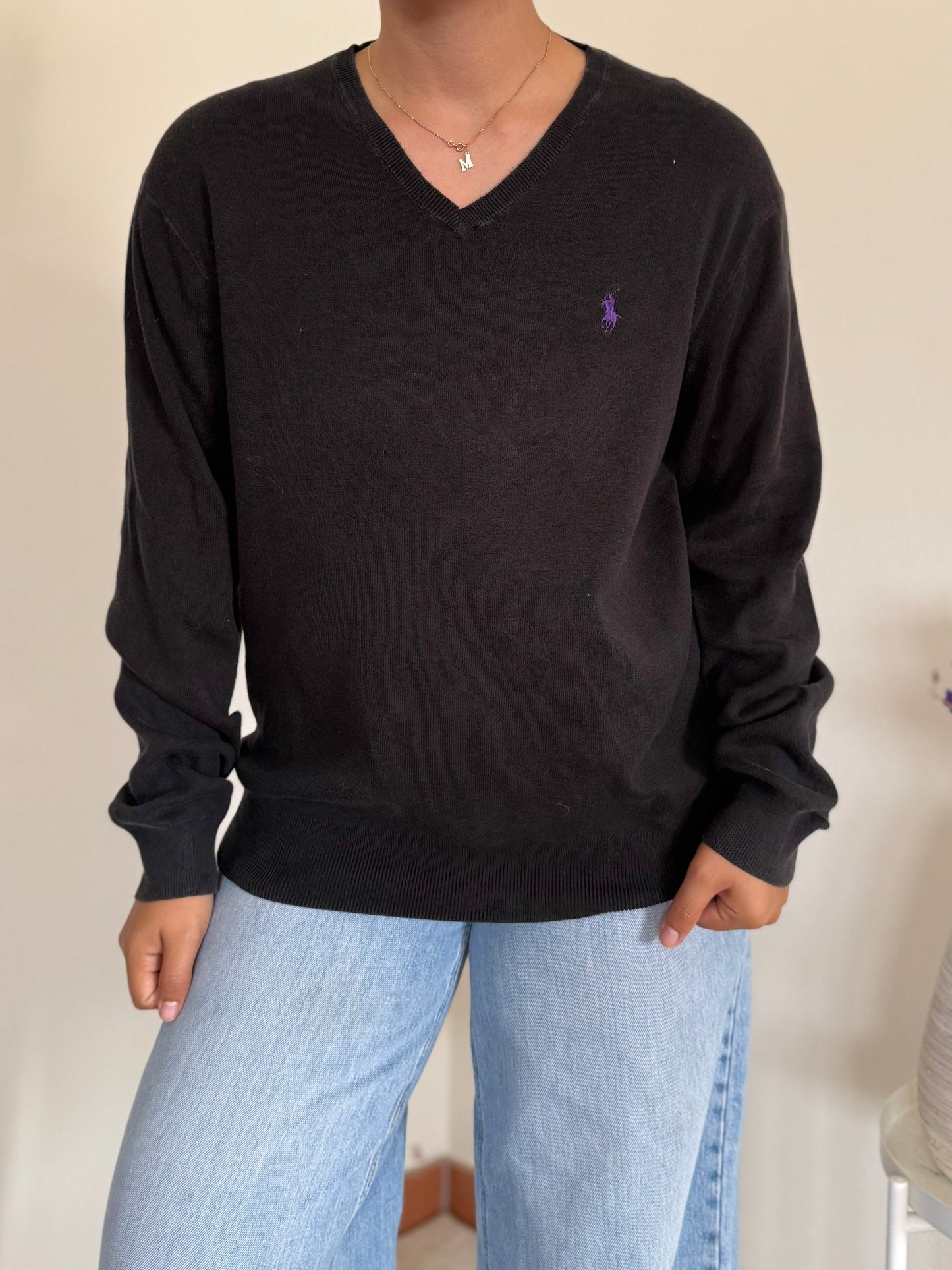 Ralph Lauren V-Neck Knit Sweater
