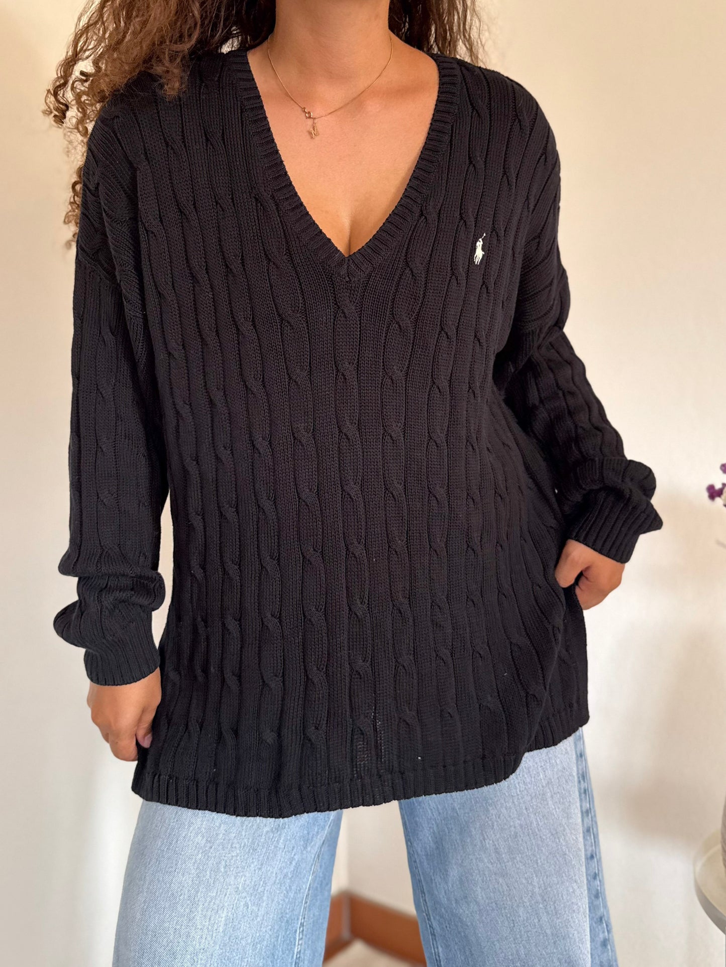 Camisola cable knit Ralph Lauren