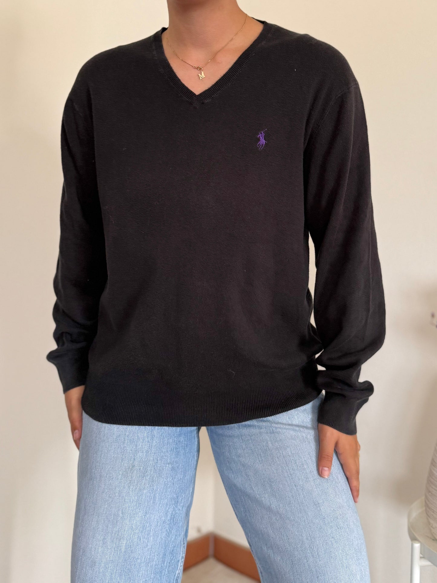 Ralph Lauren V-Neck Knit Sweater