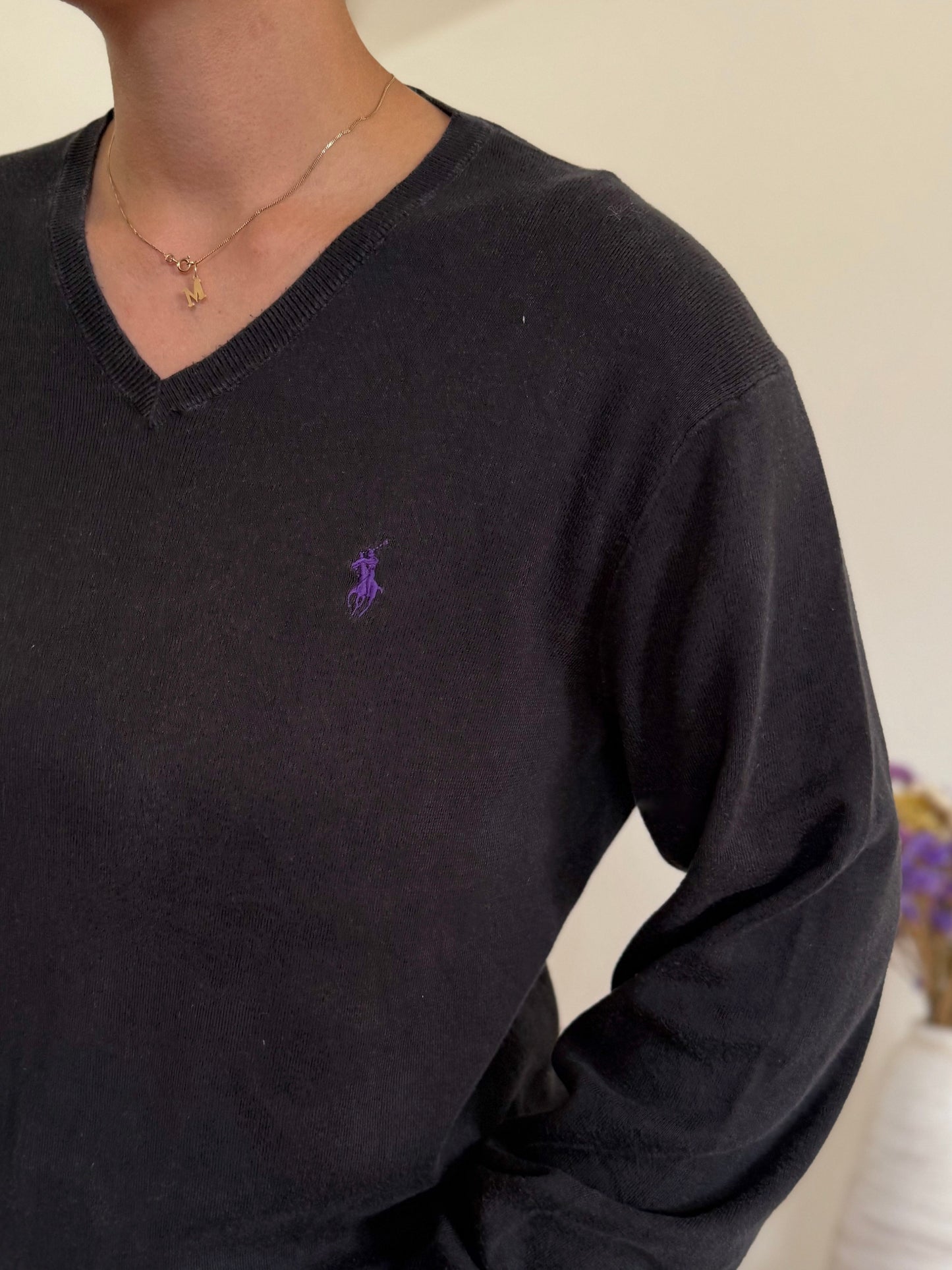 Ralph Lauren V-Neck Knit Sweater