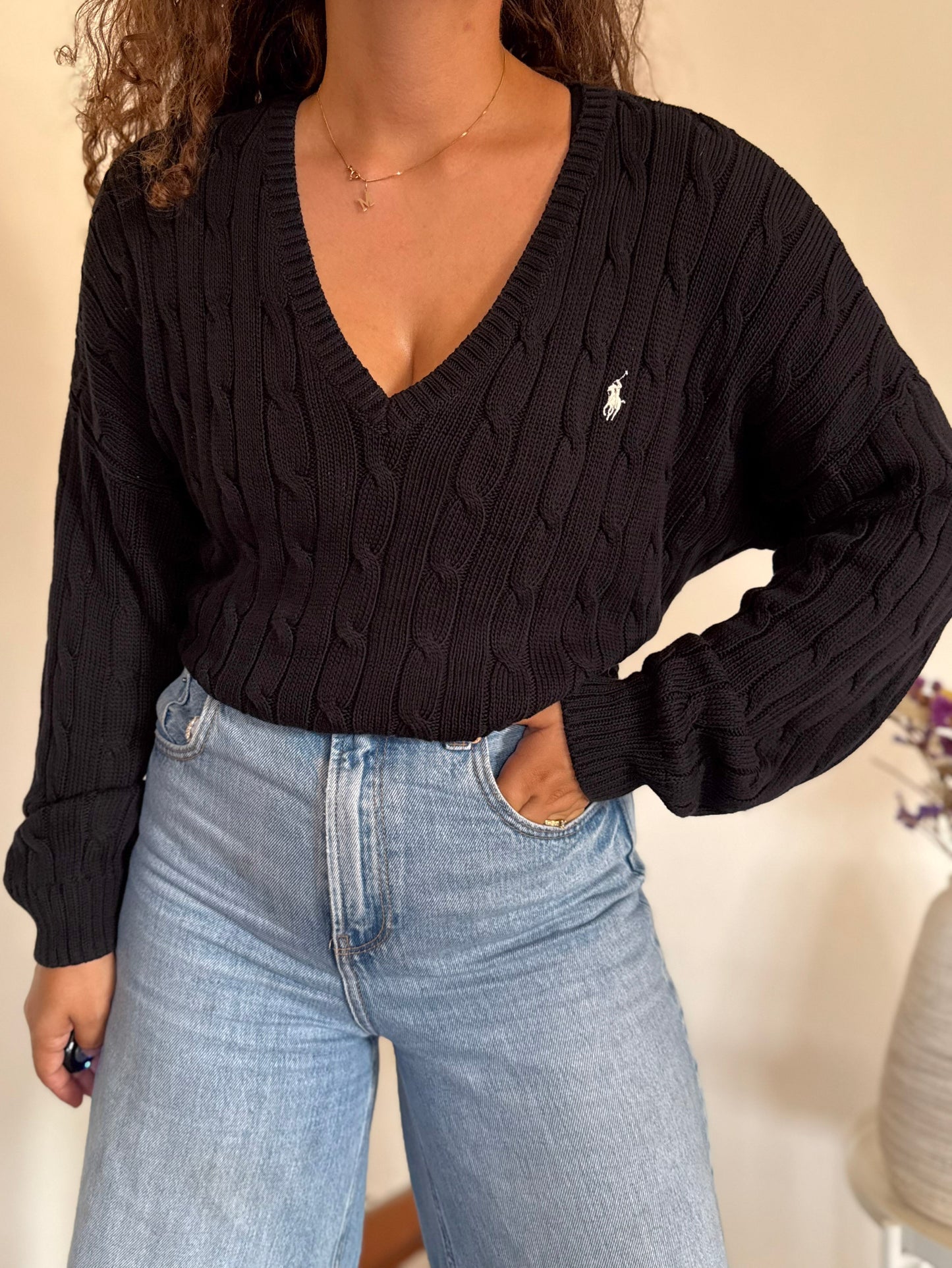 Camisola cable knit Ralph Lauren