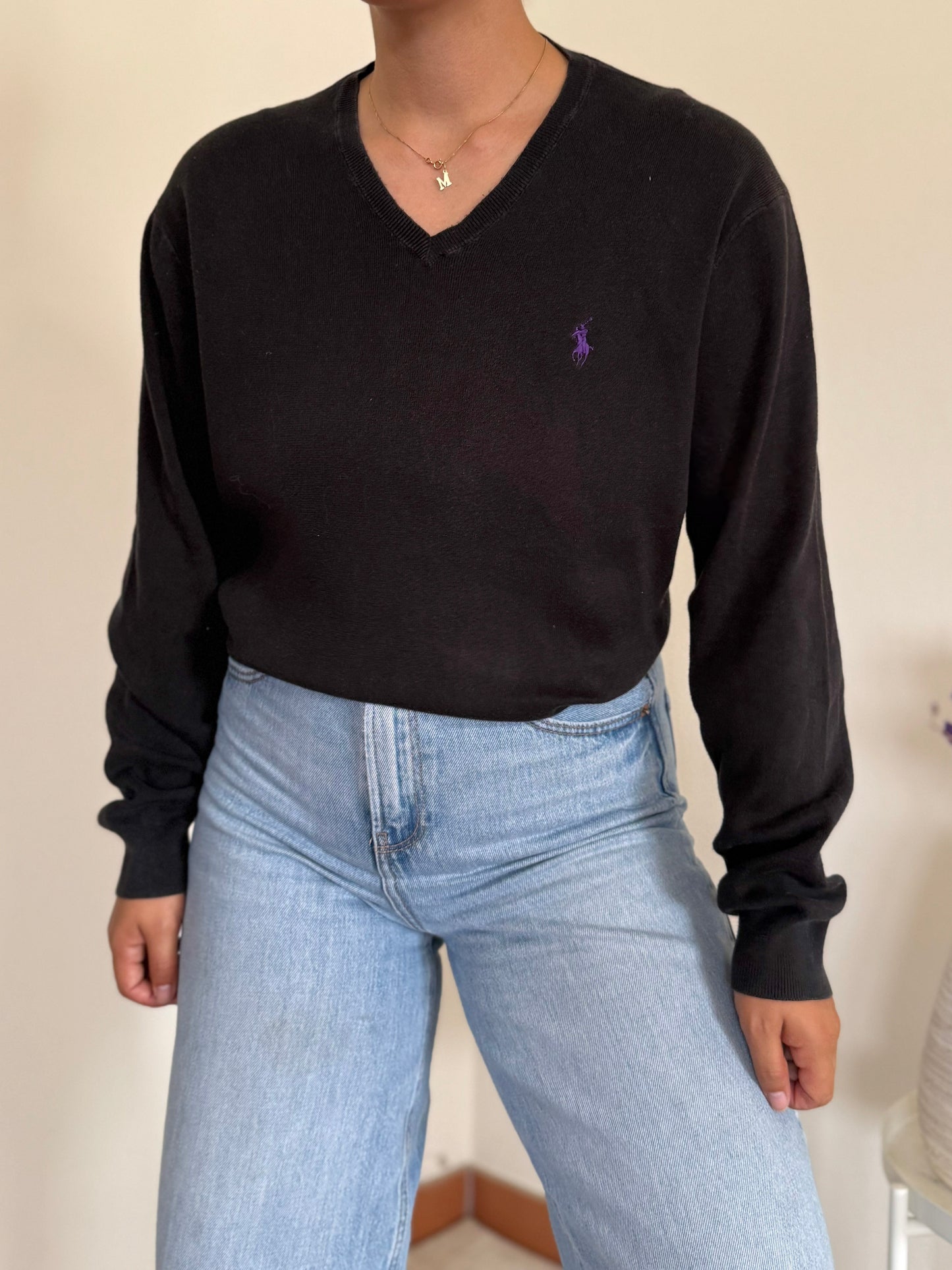 Ralph Lauren V-Neck Knit Sweater