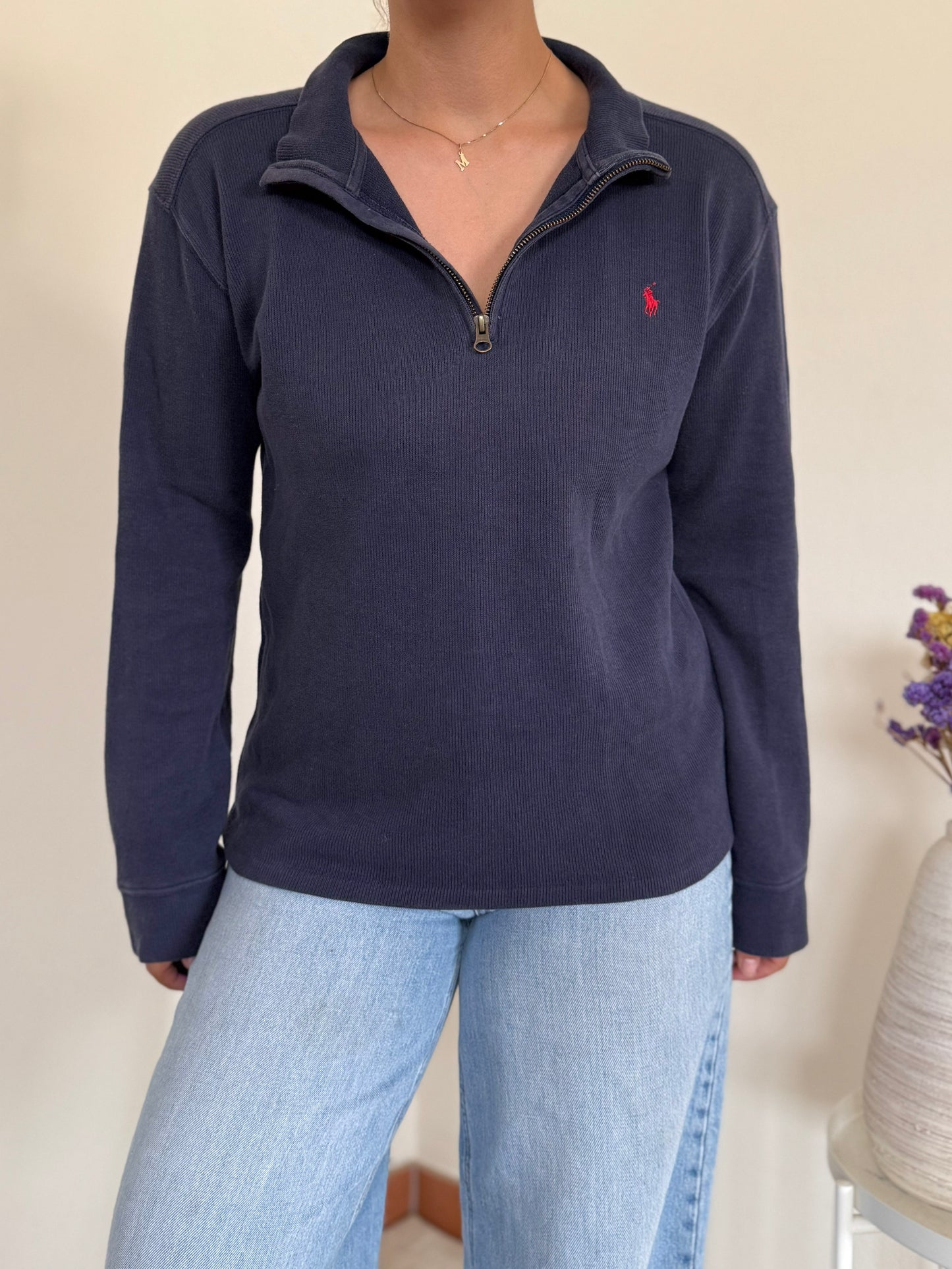 Ralph Lauren 1/4 Zip Knit Sweater