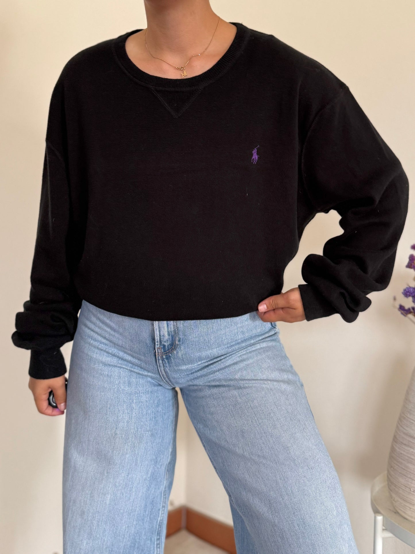 Ralph Lauren Round Neck Knit Sweater