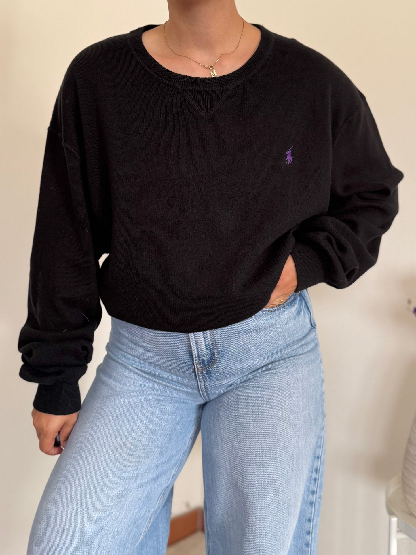 Ralph Lauren Round Neck Knit Sweater