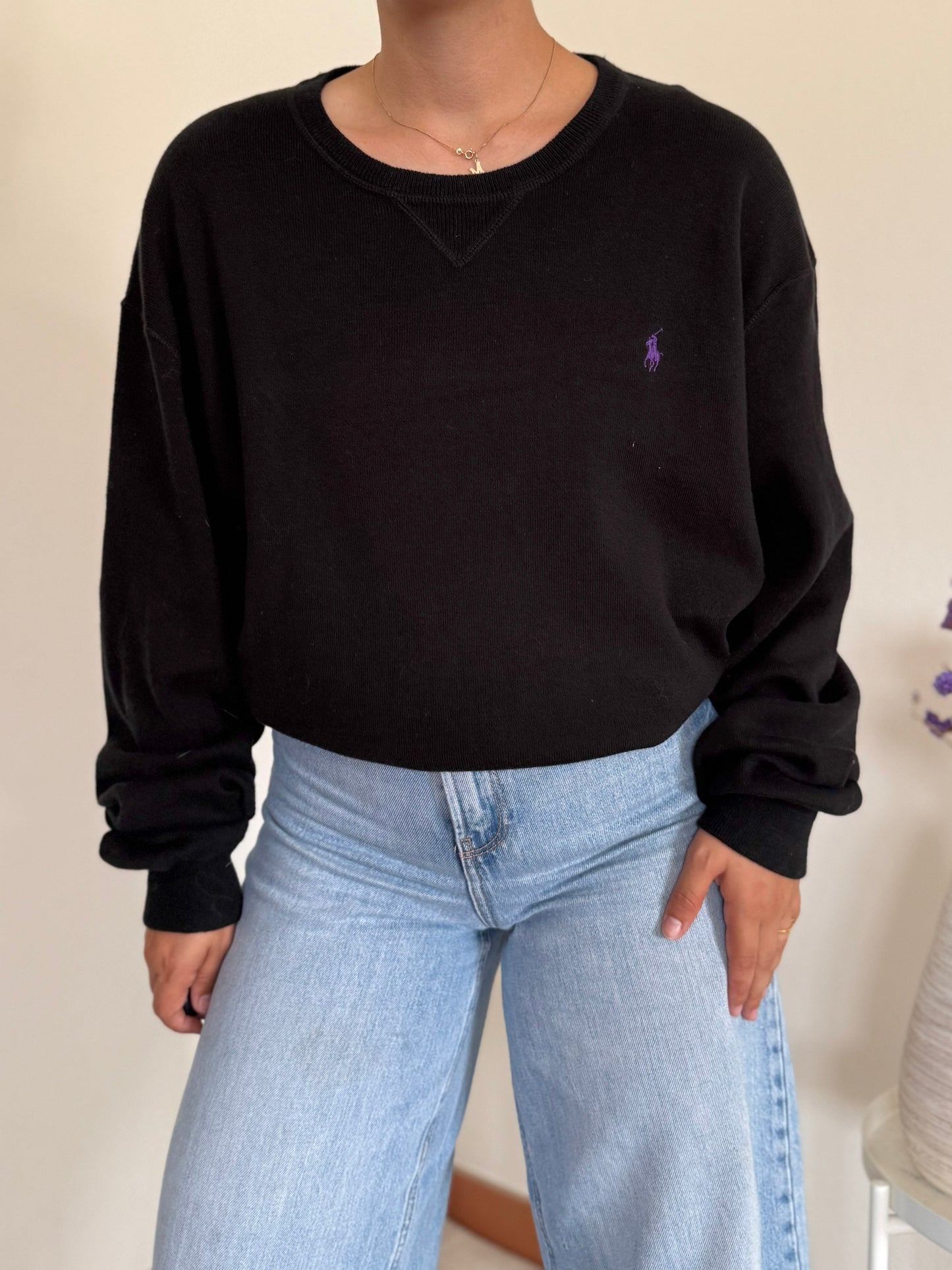 Ralph Lauren Round Neck Knit Sweater