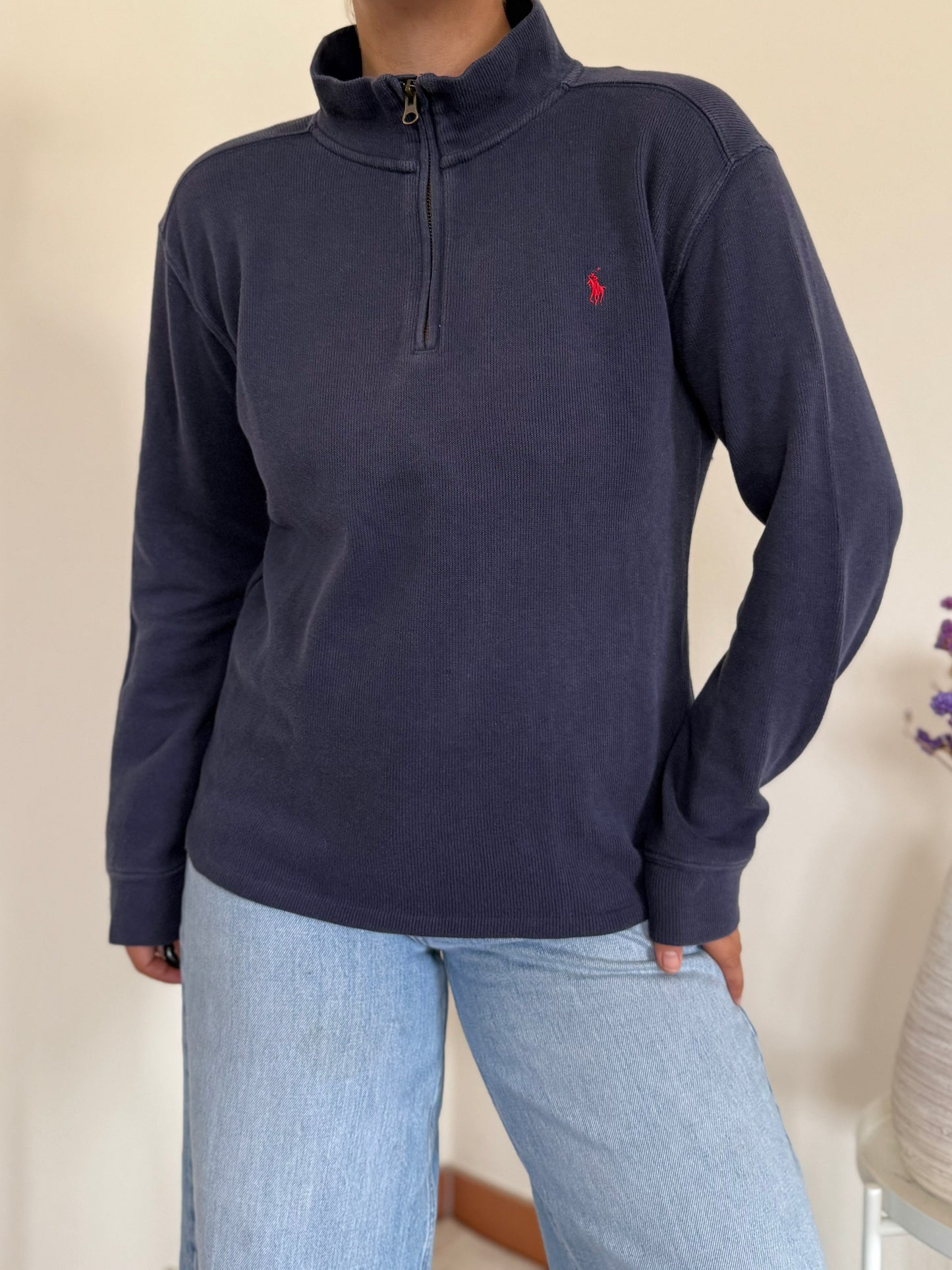 Ralph Lauren 1/4 Zip Knit Sweater