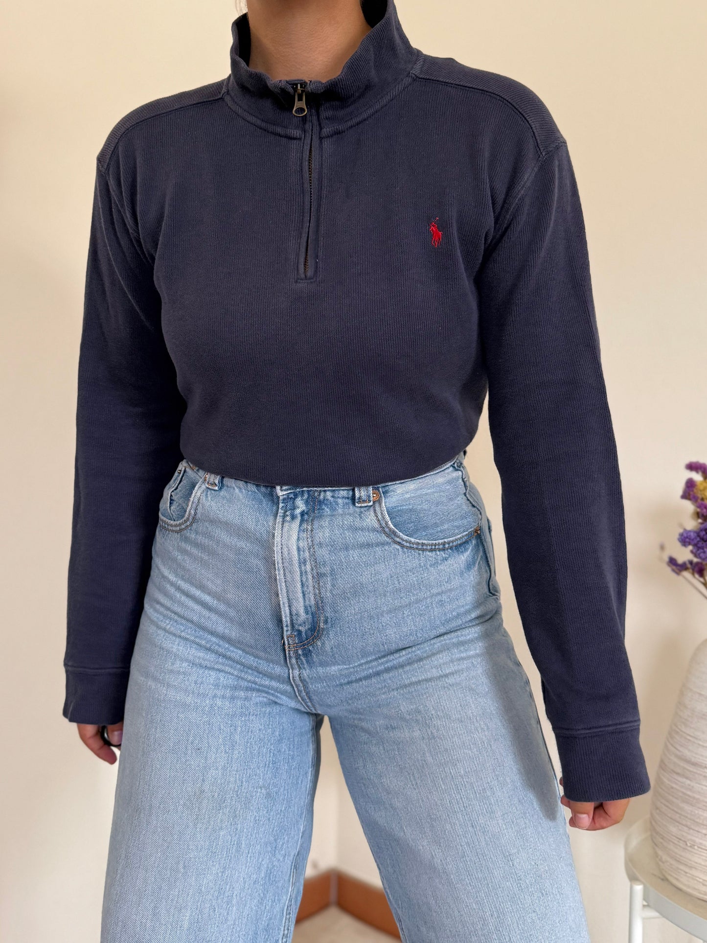 Ralph Lauren 1/4 Zip Knit Sweater
