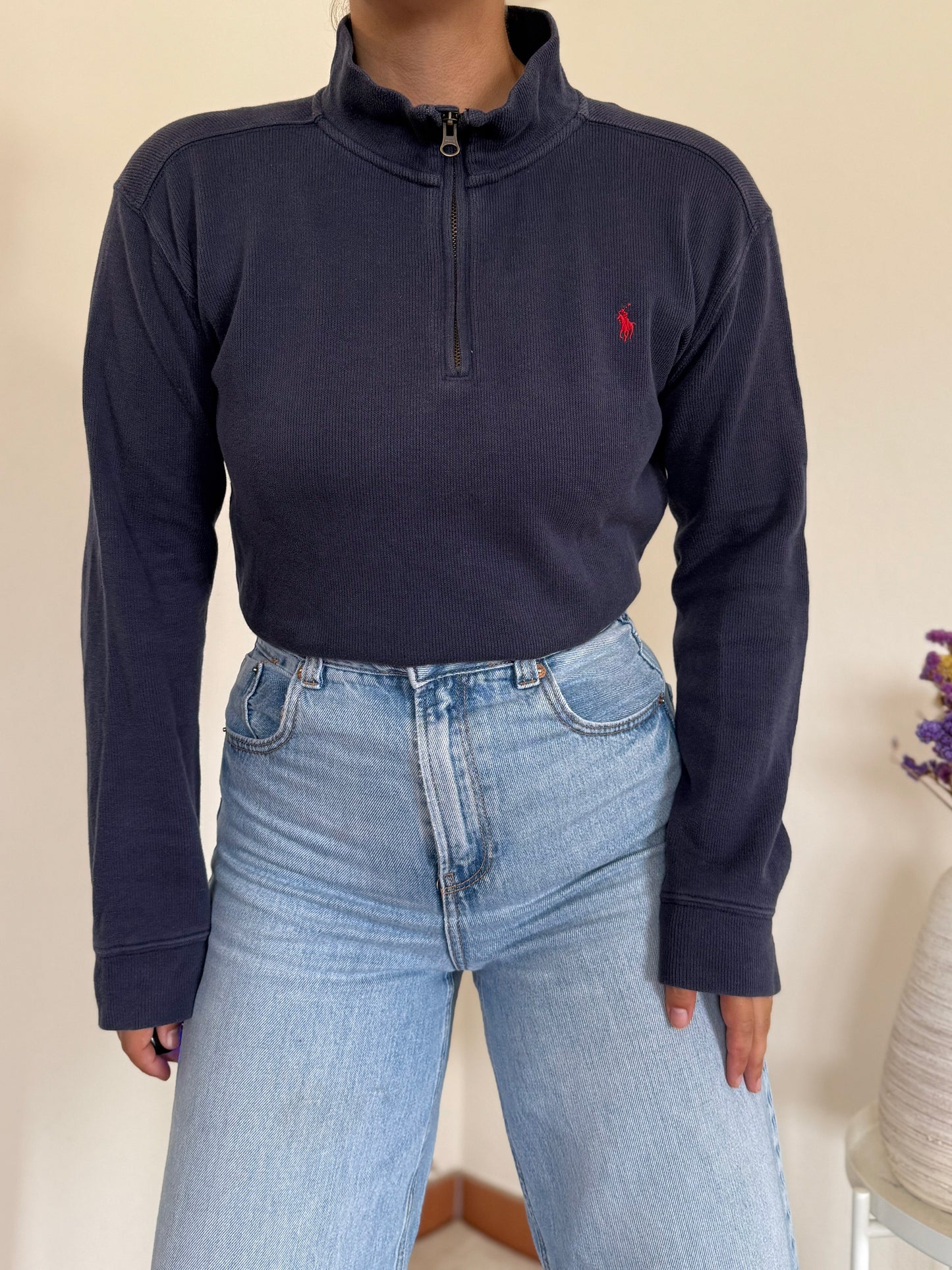 Ralph Lauren 1/4 Zip Knit Sweater