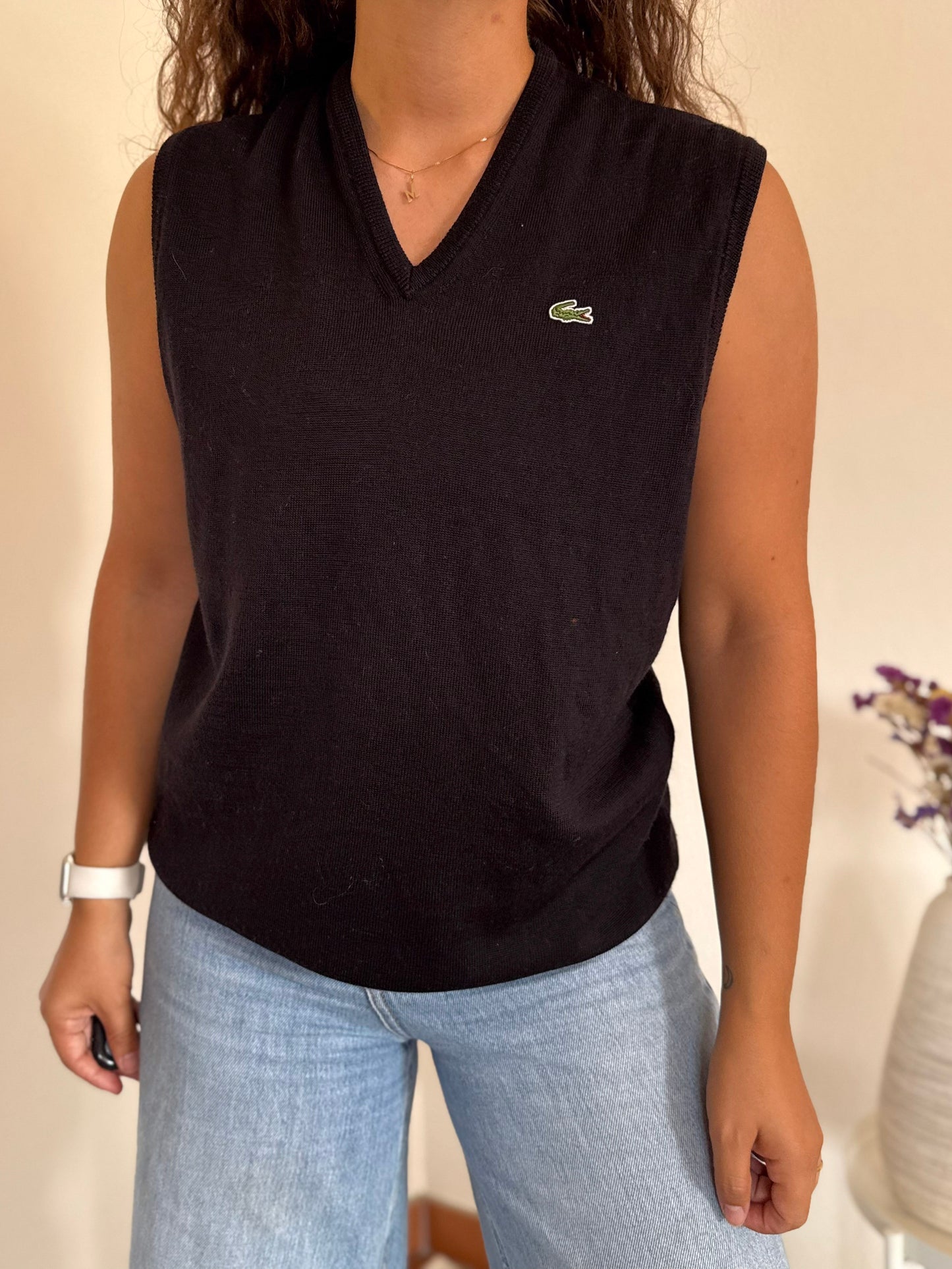 Lacoste Sweater Vest 100% Lã