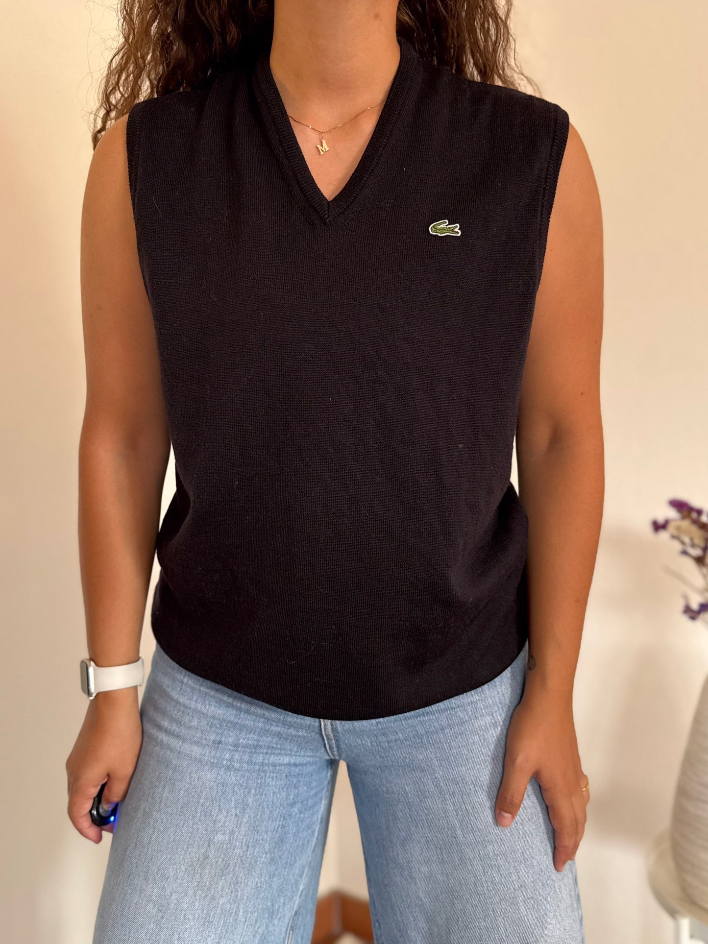 Lacoste Sweater Vest 100% Lã