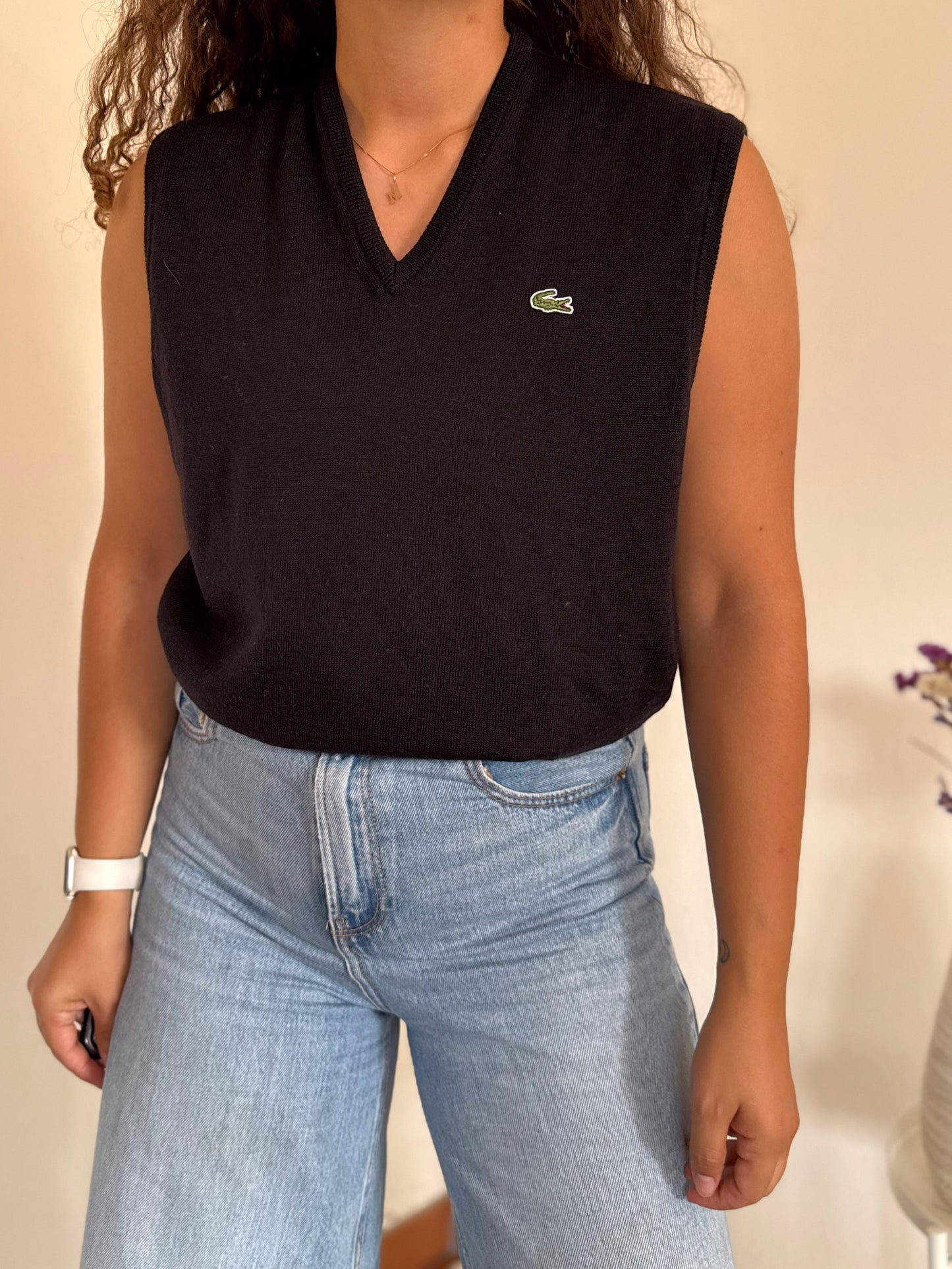 Lacoste Sweater Vest 100% Lã