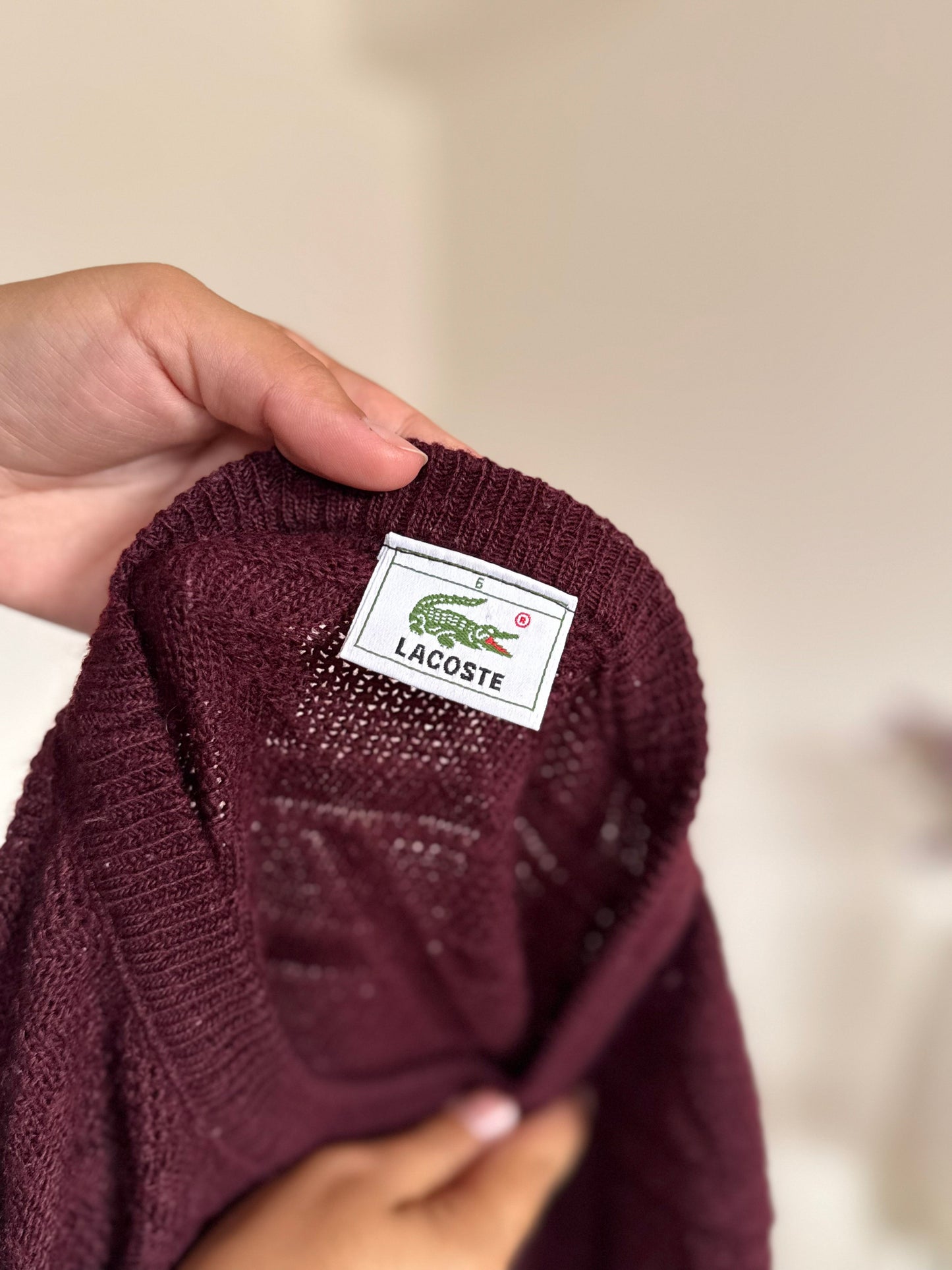 Camisola Lacoste 51% Lã