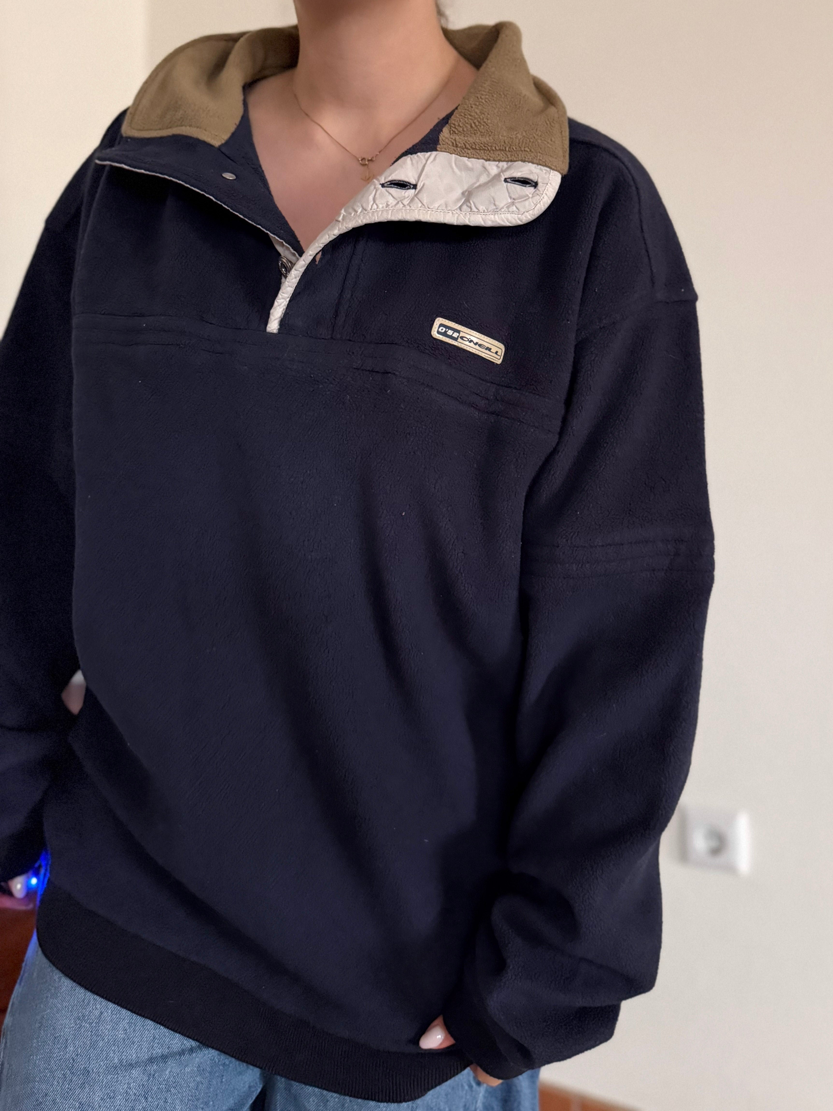 O'neill Fleece 1/4 Button up Neck Sweater