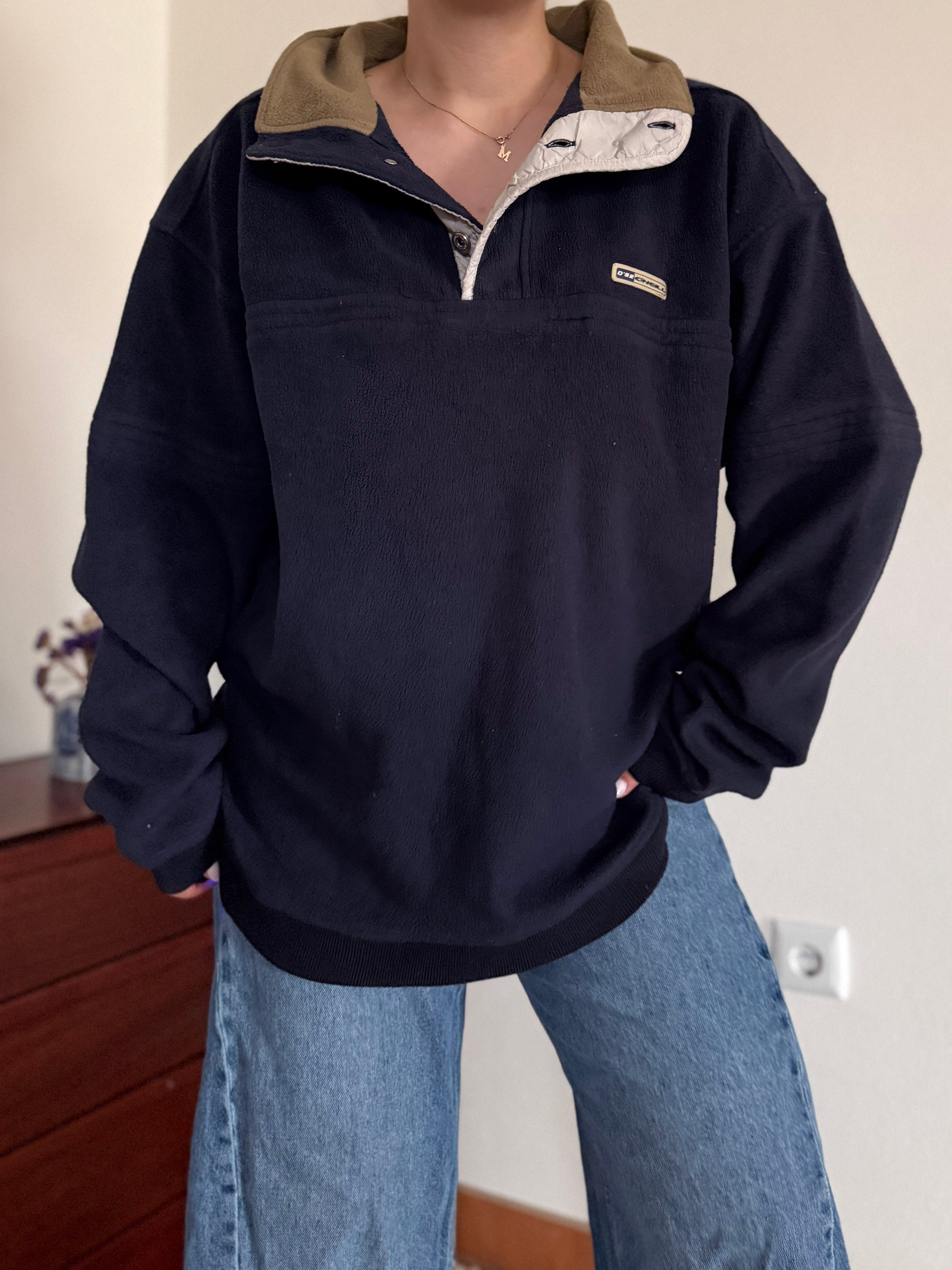 O'neill Fleece 1/4 Button up Neck Sweater