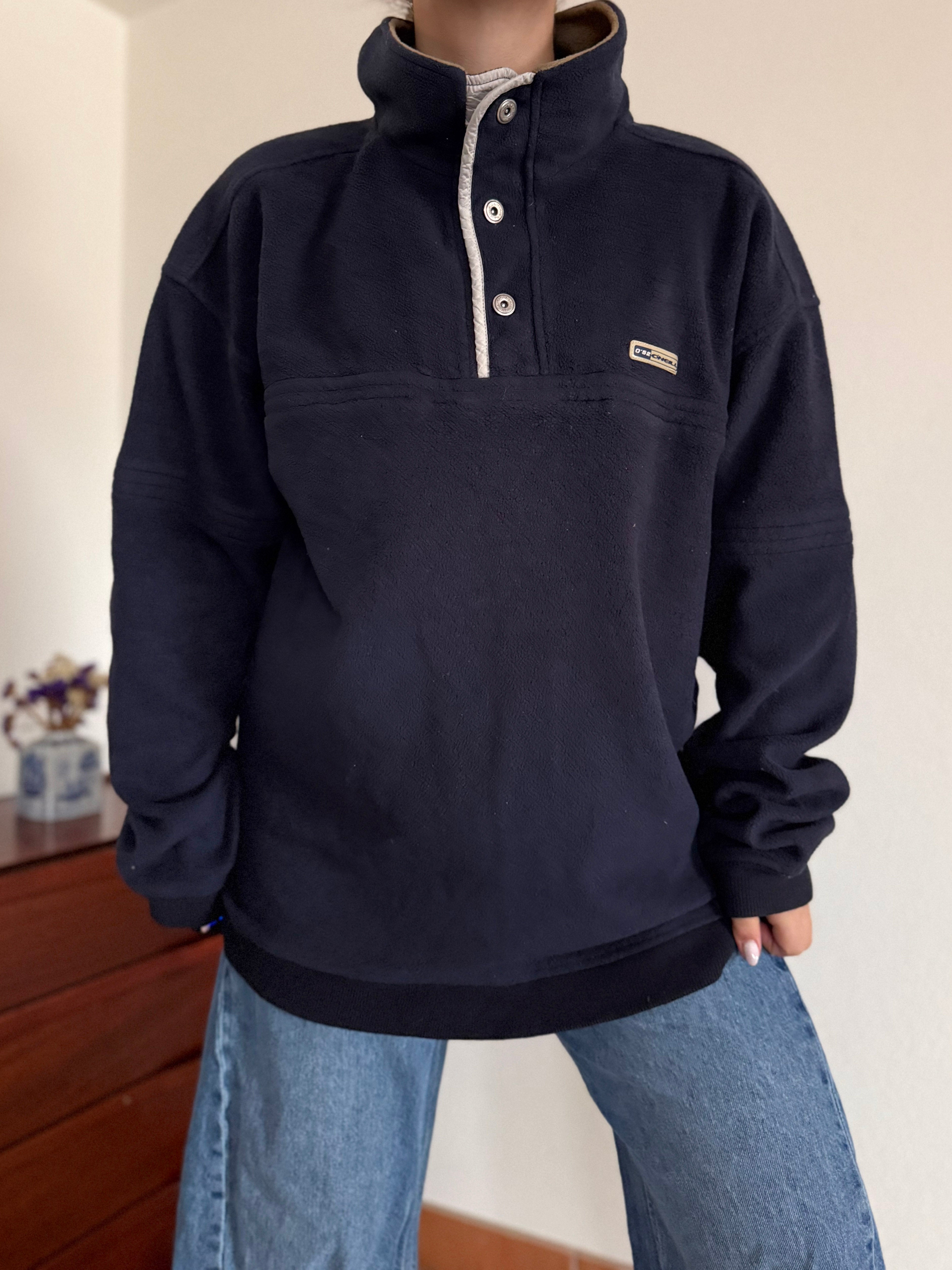 O'neill Fleece 1/4 Button up Neck Sweater