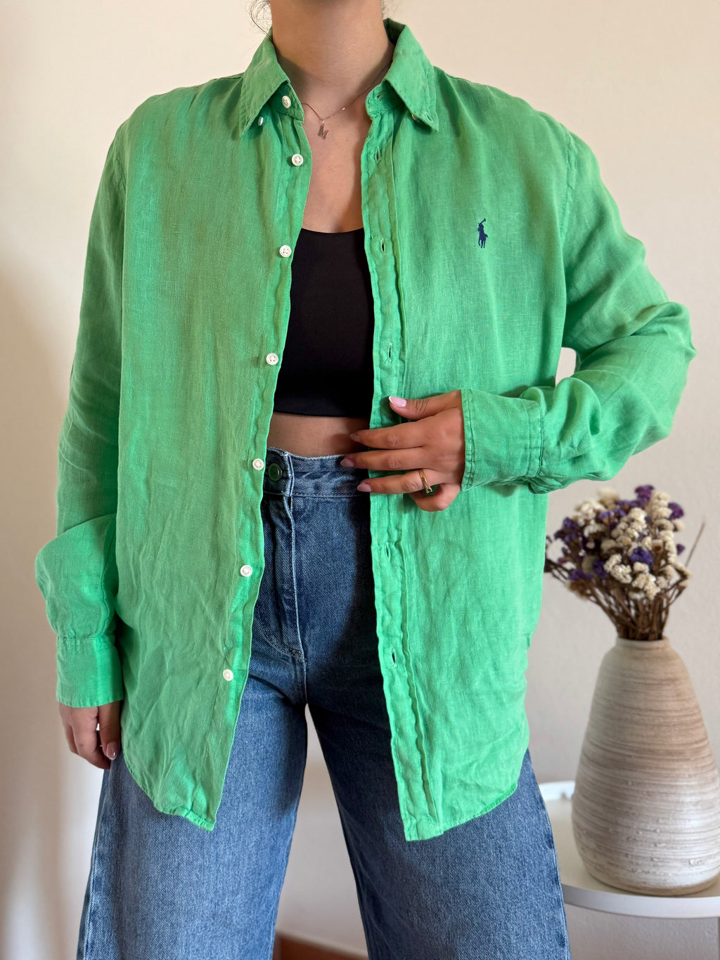 Camisa Ralph Lauren 100% Linho