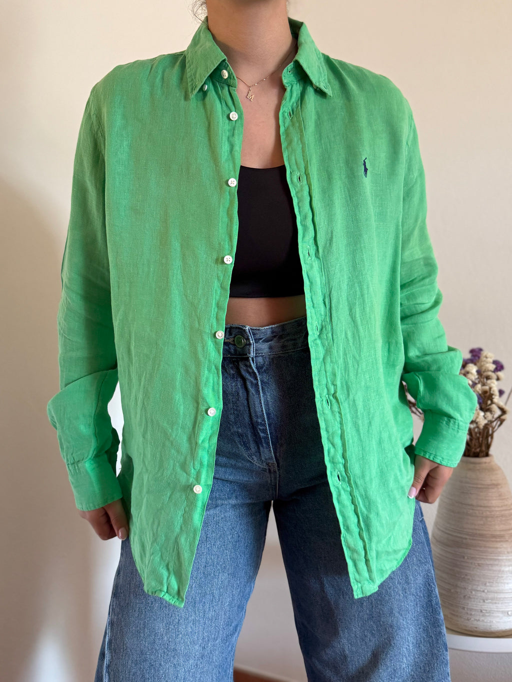 Camisa Ralph Lauren 100% Linho