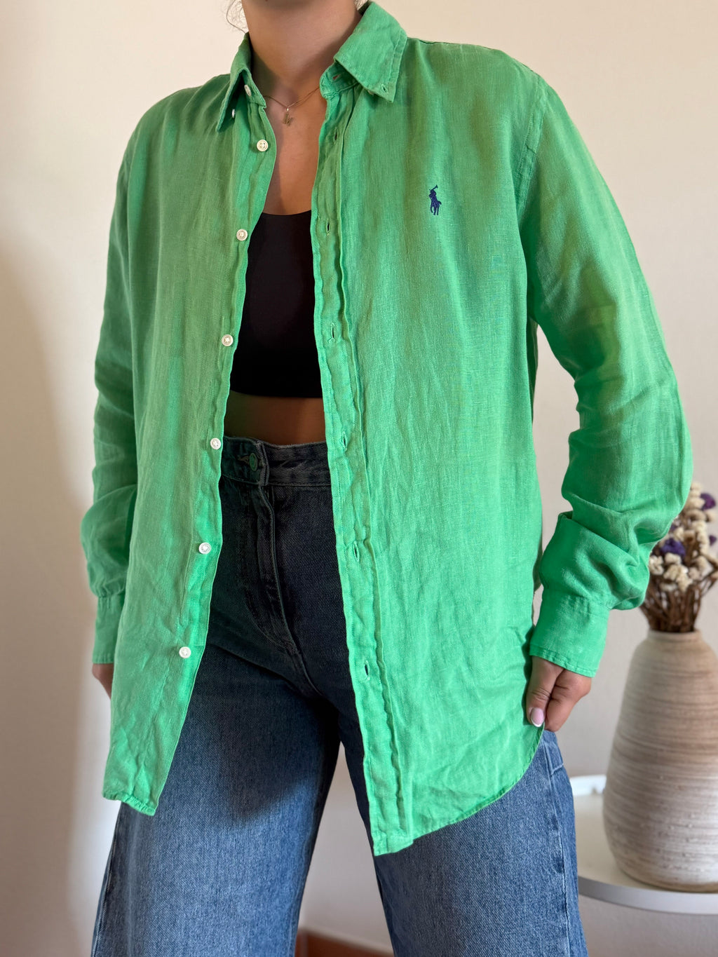 Camisa Ralph Lauren 100% Linho