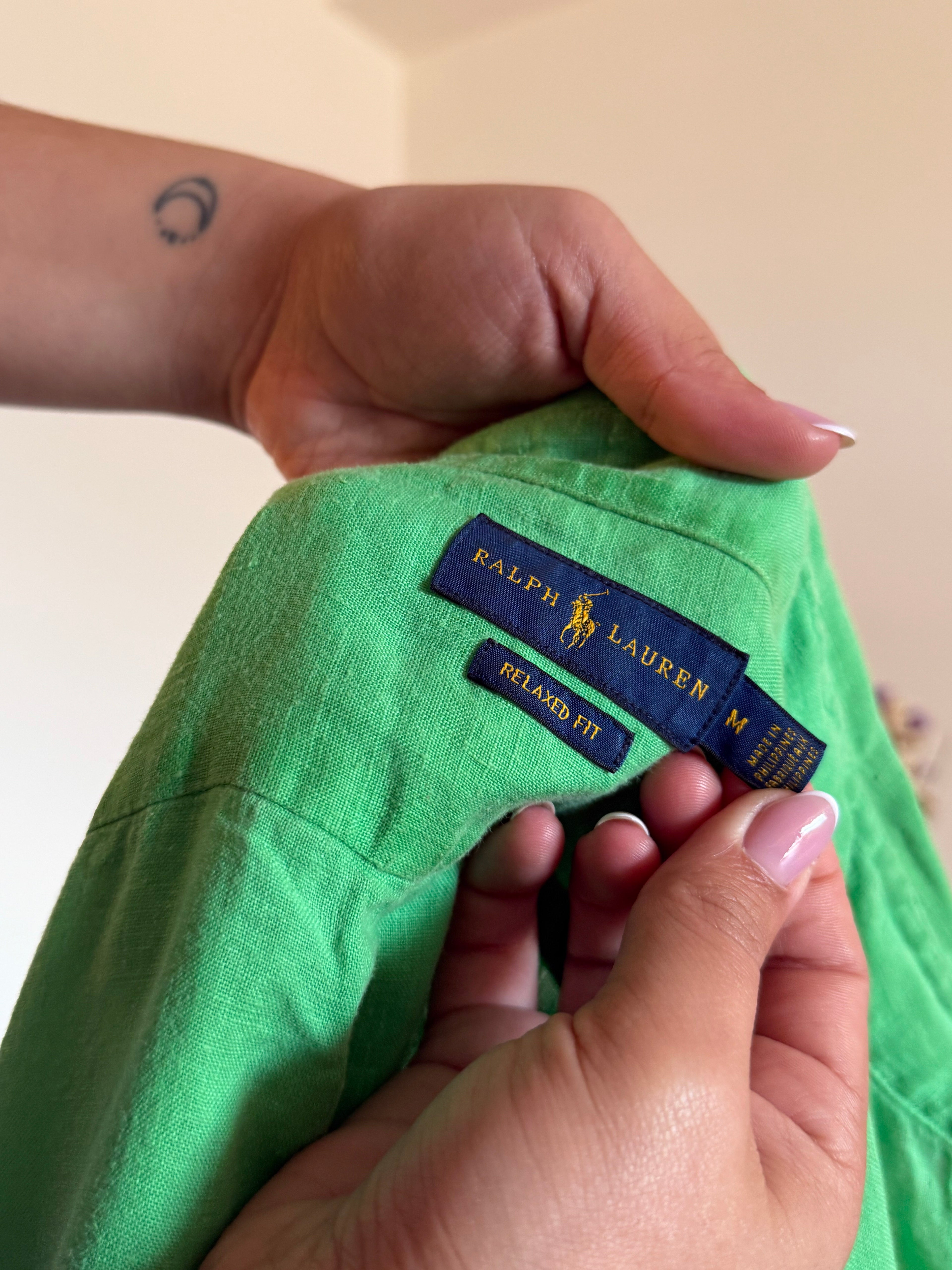 Camisa Ralph Lauren 100% Linho