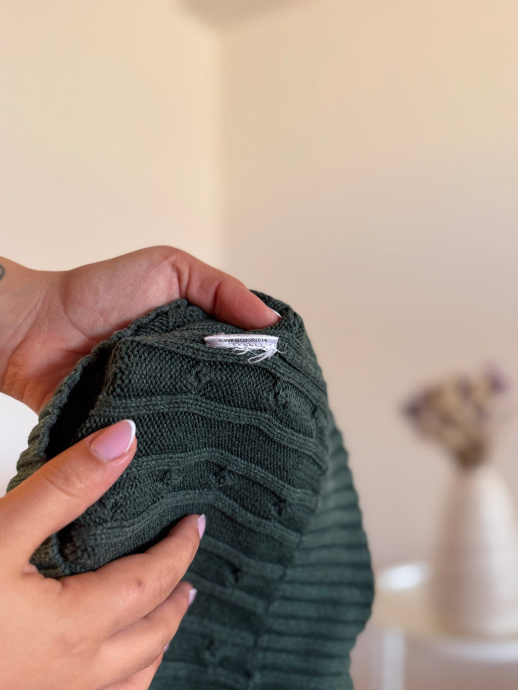 Ralph Lauren Cable Knit Round Neck Sweater