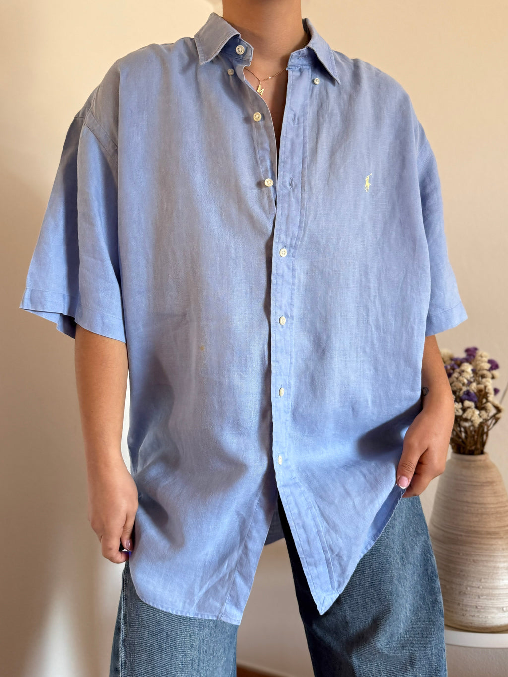 Camisa Ralph Lauren 100% Linho