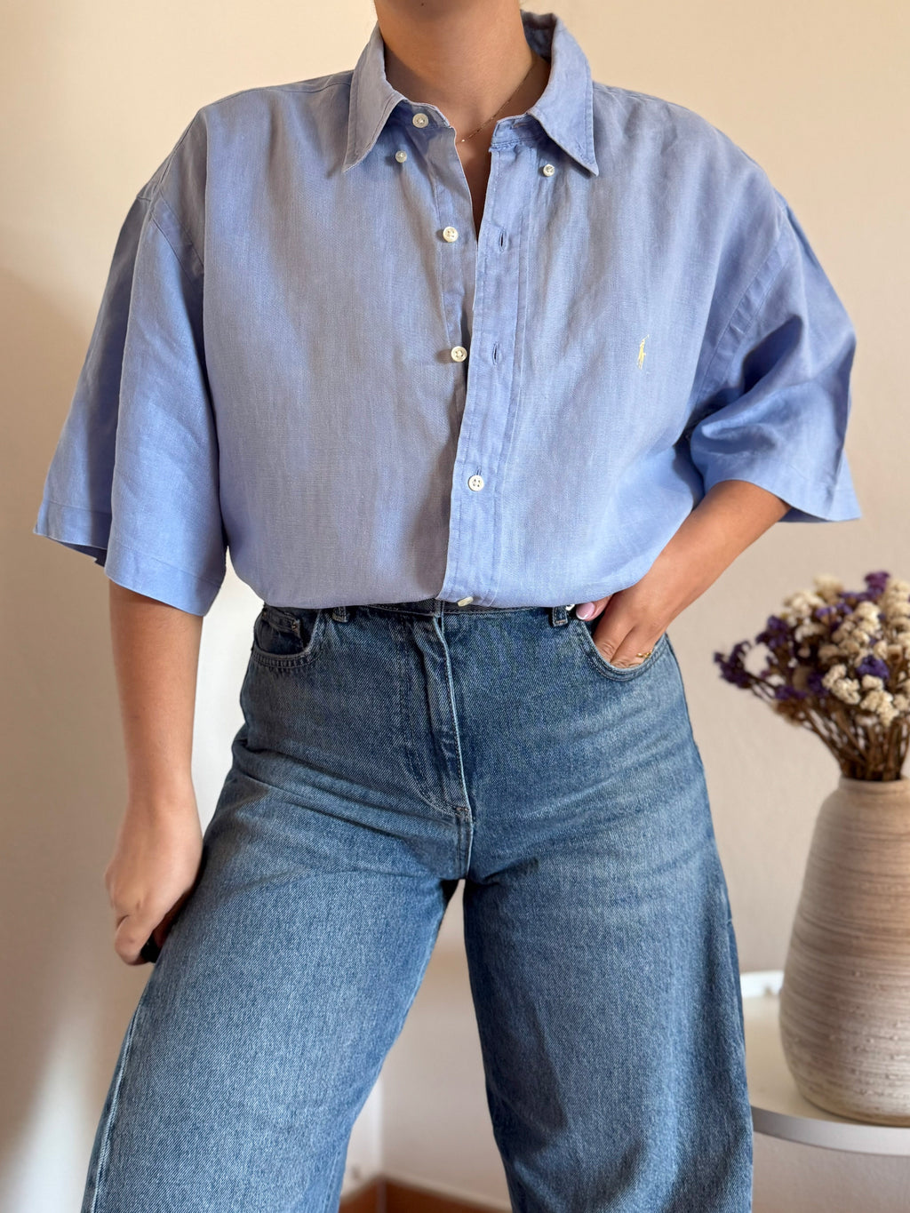 Camisa Ralph Lauren 100% Linho