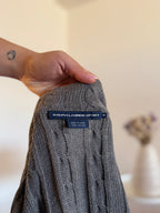 Ralph Lauren Cable Knit Full Zip Sweater